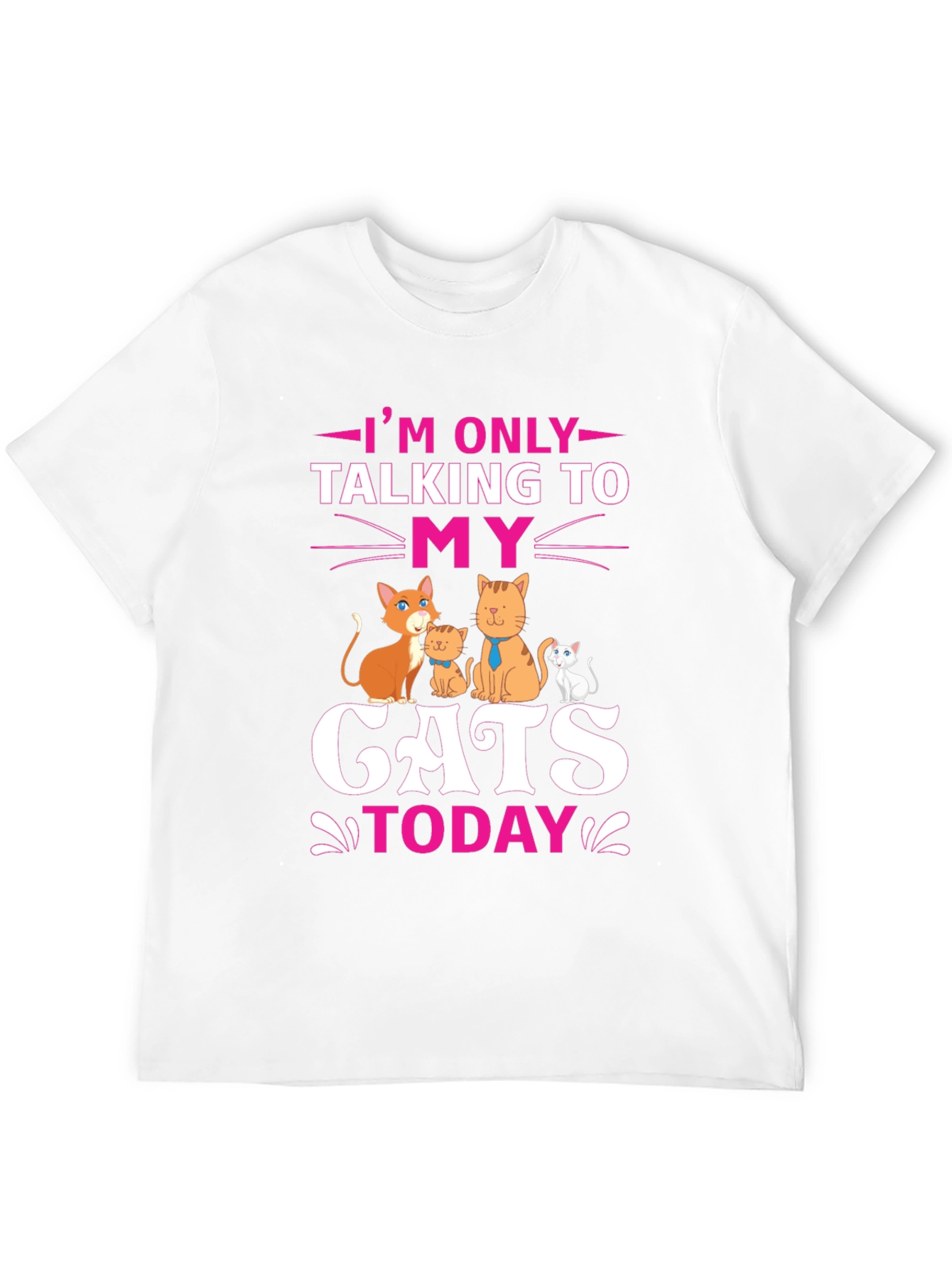 Black Cat Lover T-Shirt - Talking to My Cats Today view 12