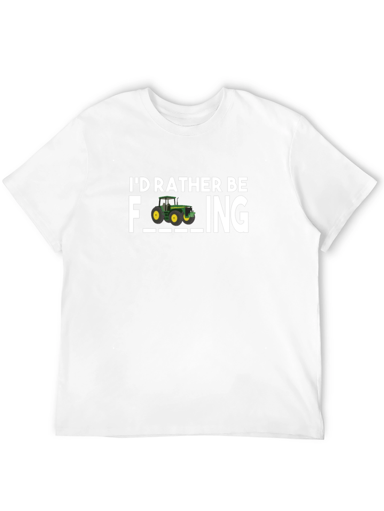 Black I'd Rather Be Farming T-Shirt view 12