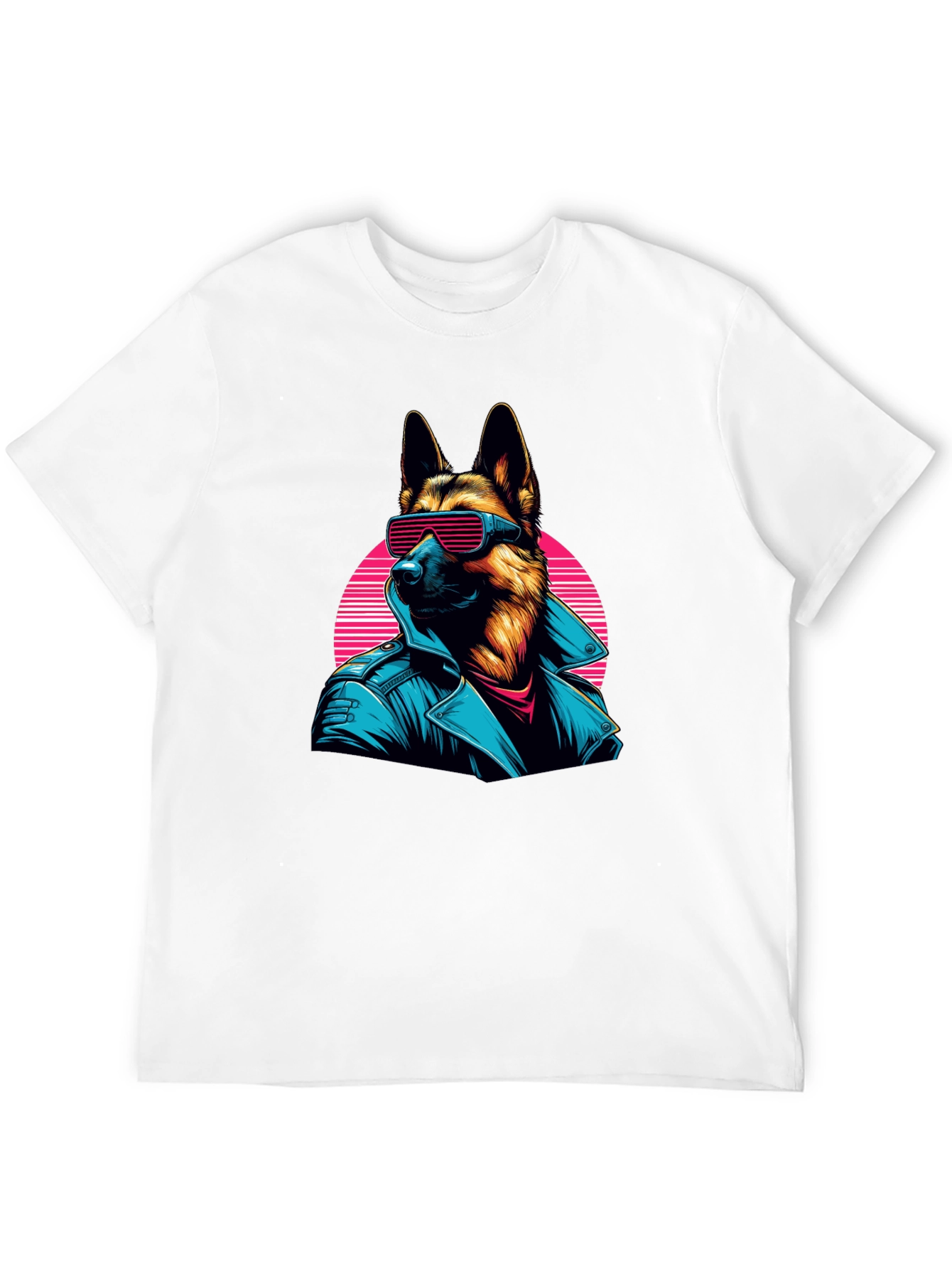 Black Retro Dog T-Shirt view 12