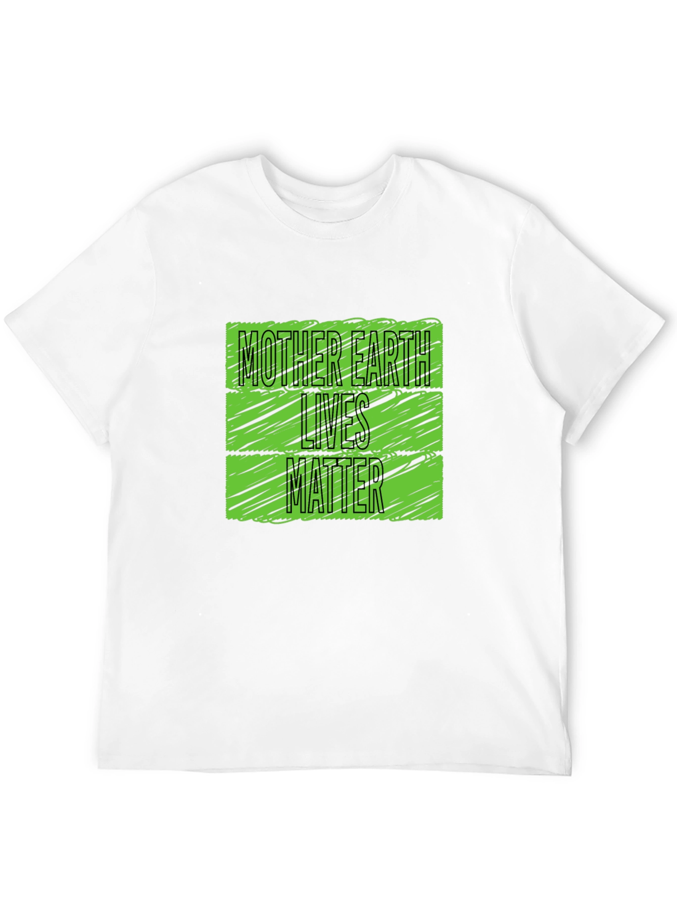 Black Mother Earth Lives Matter Graphic Tee - Black view 12