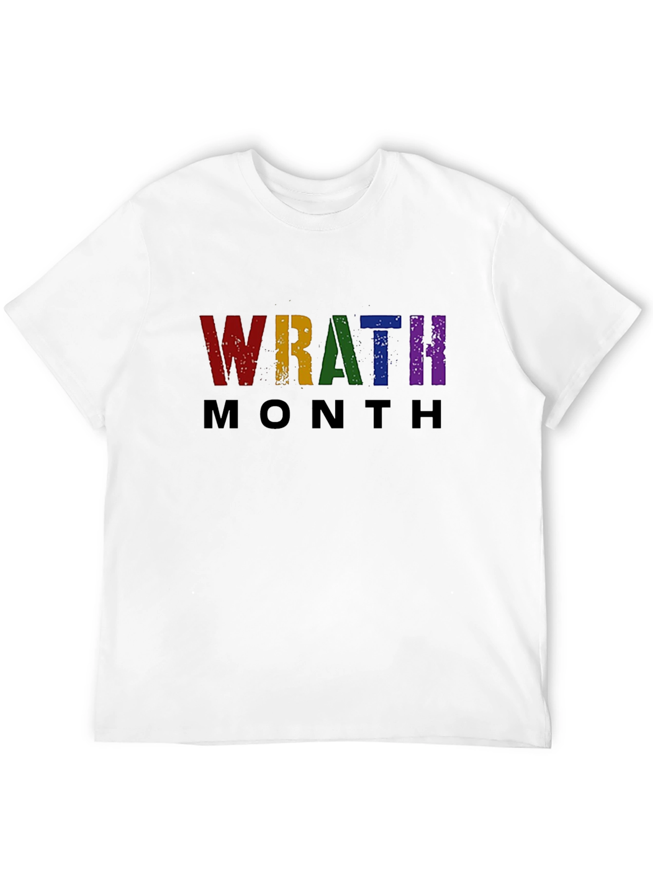 Black Wrath Month Pride T-Shirt view 12