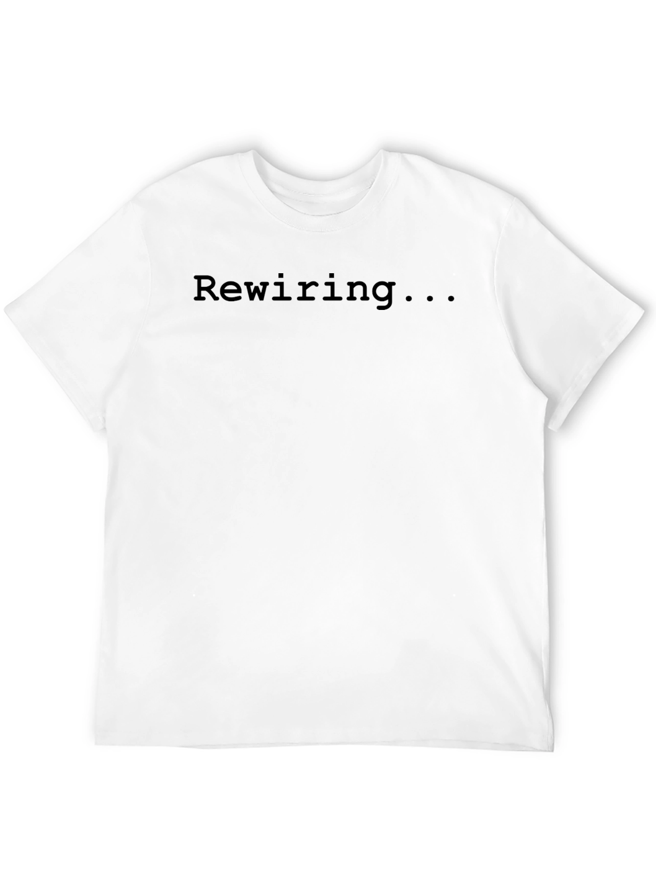 Black Rewiring... Graphic Tee - Comfort & Style view 12