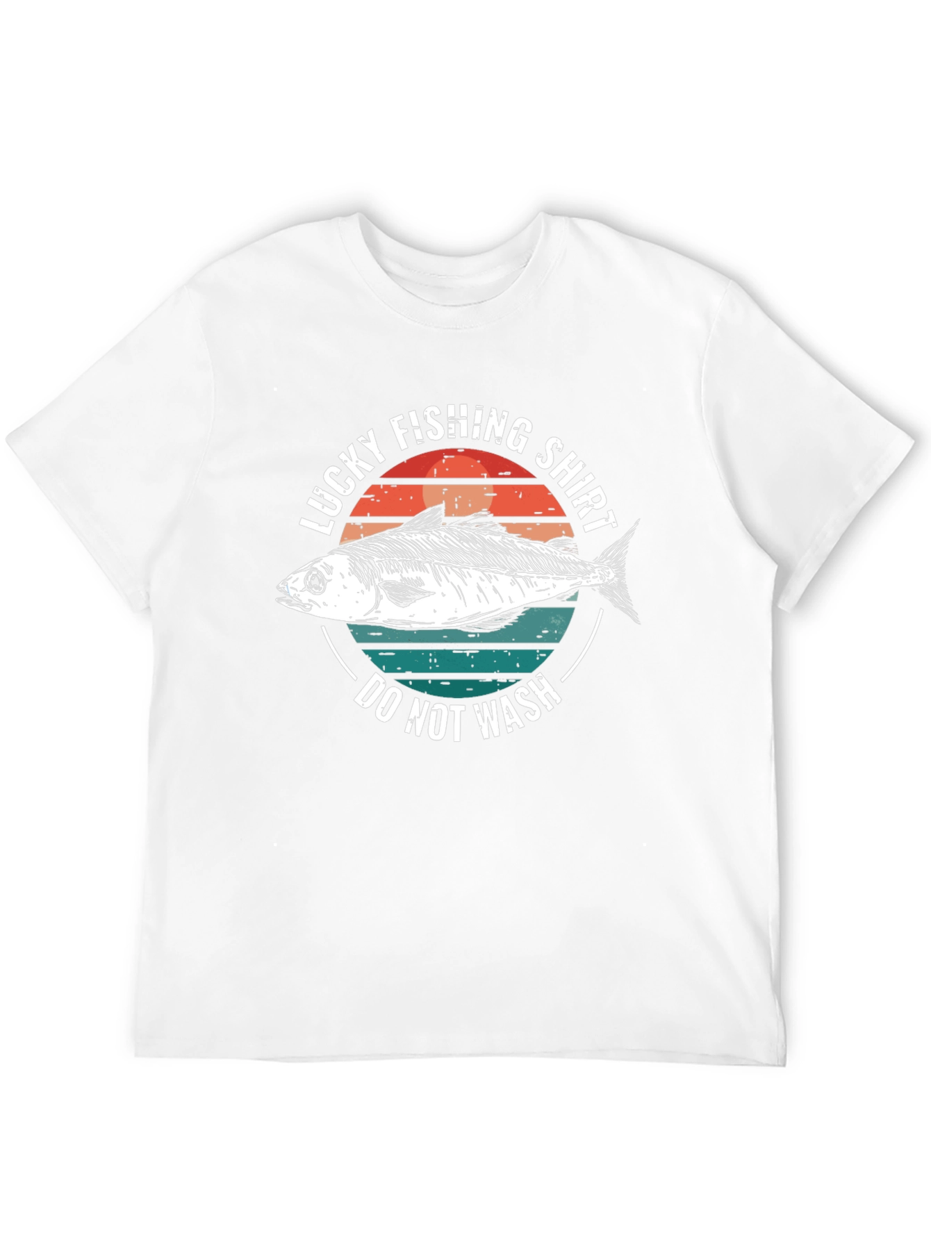 Black Lucky Fishing Shirt - Do Not Wash Novelty Tee view 12