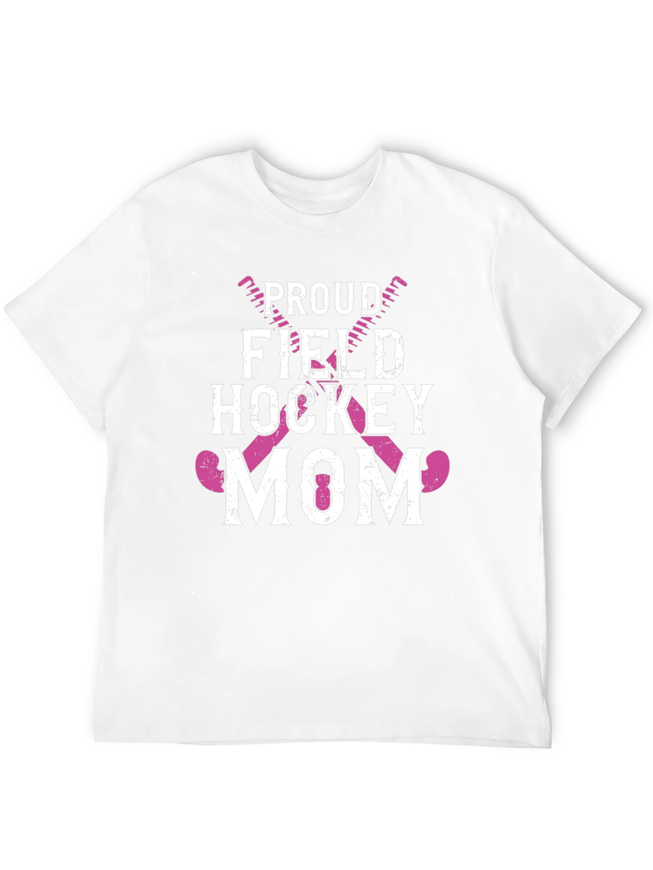 Black Proud Field Hockey Mom Graphic T-Shirt view 12