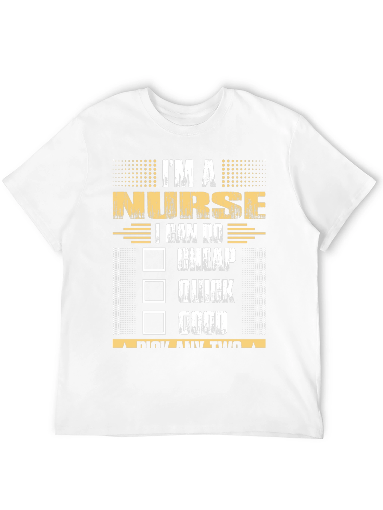 Black I'm a Nurse Pick Any Two T-Shirt view 12