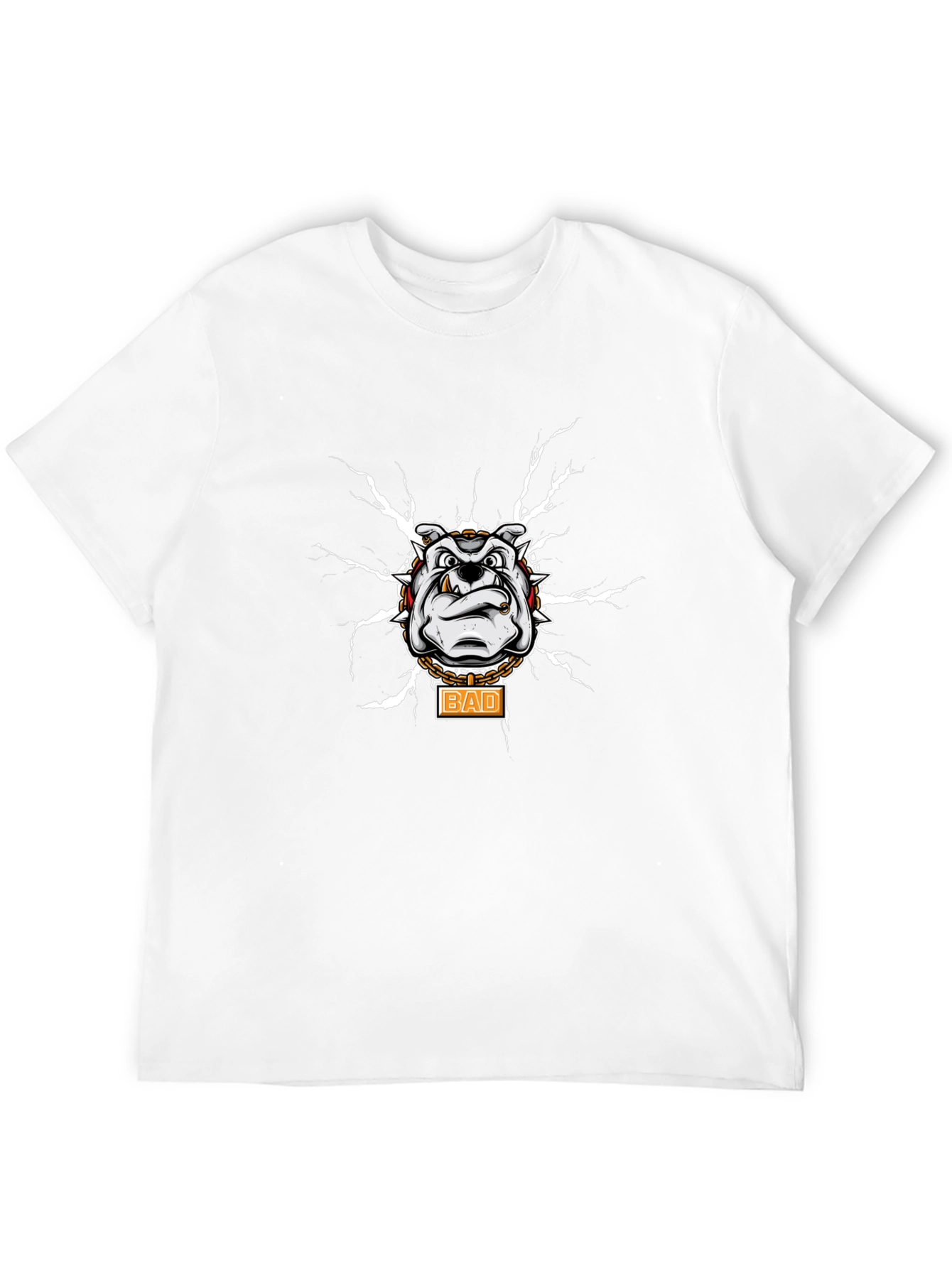 Black Bad Bulldog Graphic Tee - Bold Streetwear Style view 12