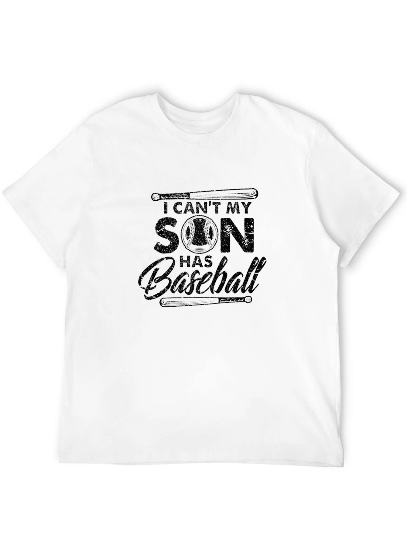 Black Baseball Son Graphic T-Shirt - Perfect for Baseball Dads view 12