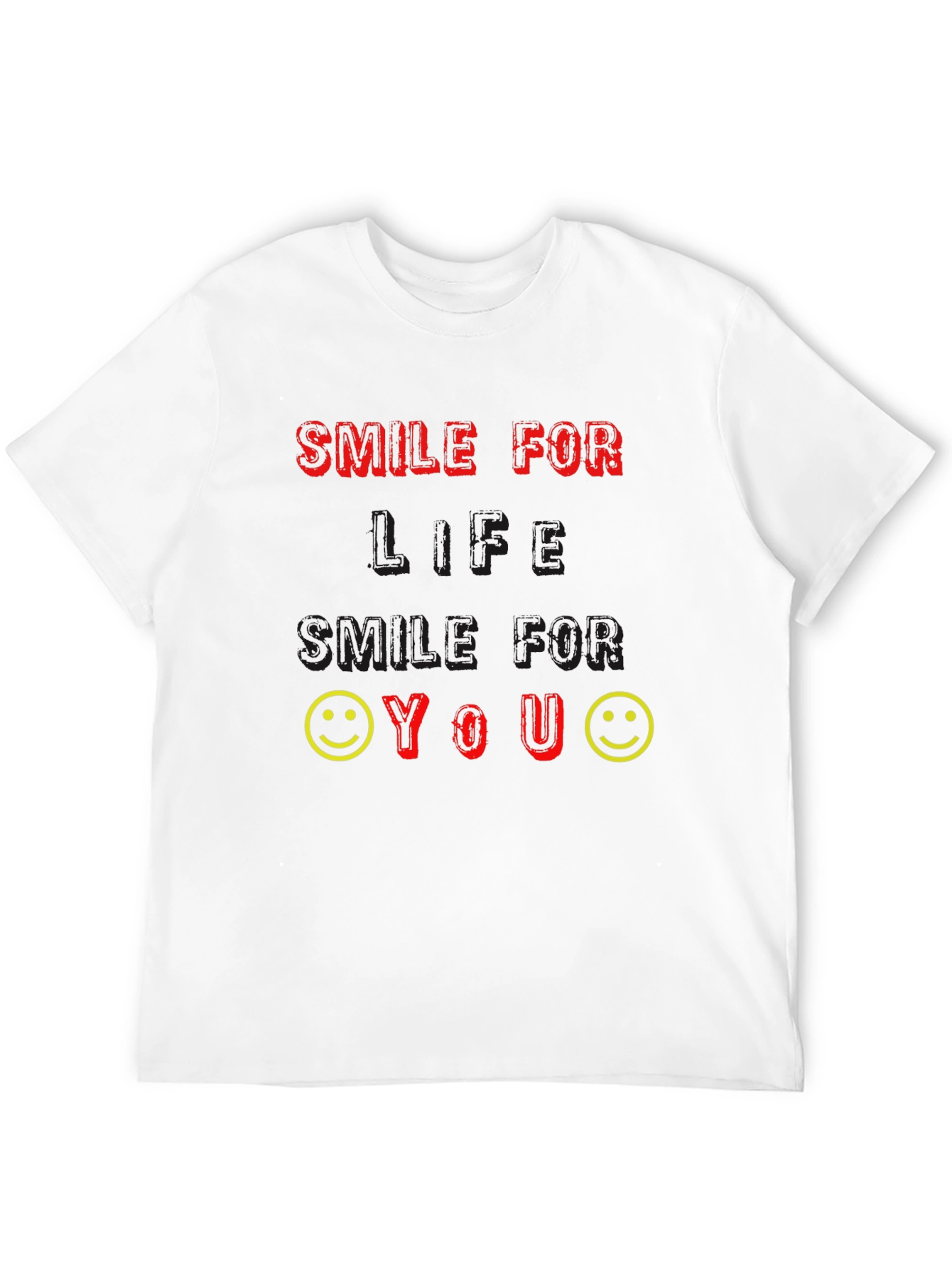 Black Smile For Life T-Shirt view 12