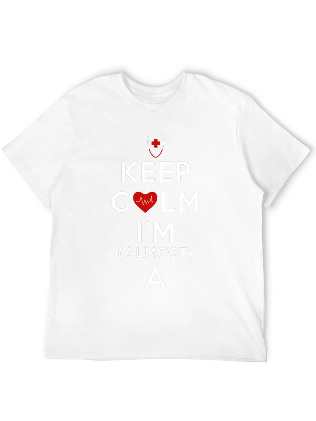 Black Keep Calm I'm (Almost) A T-Shirt view 12