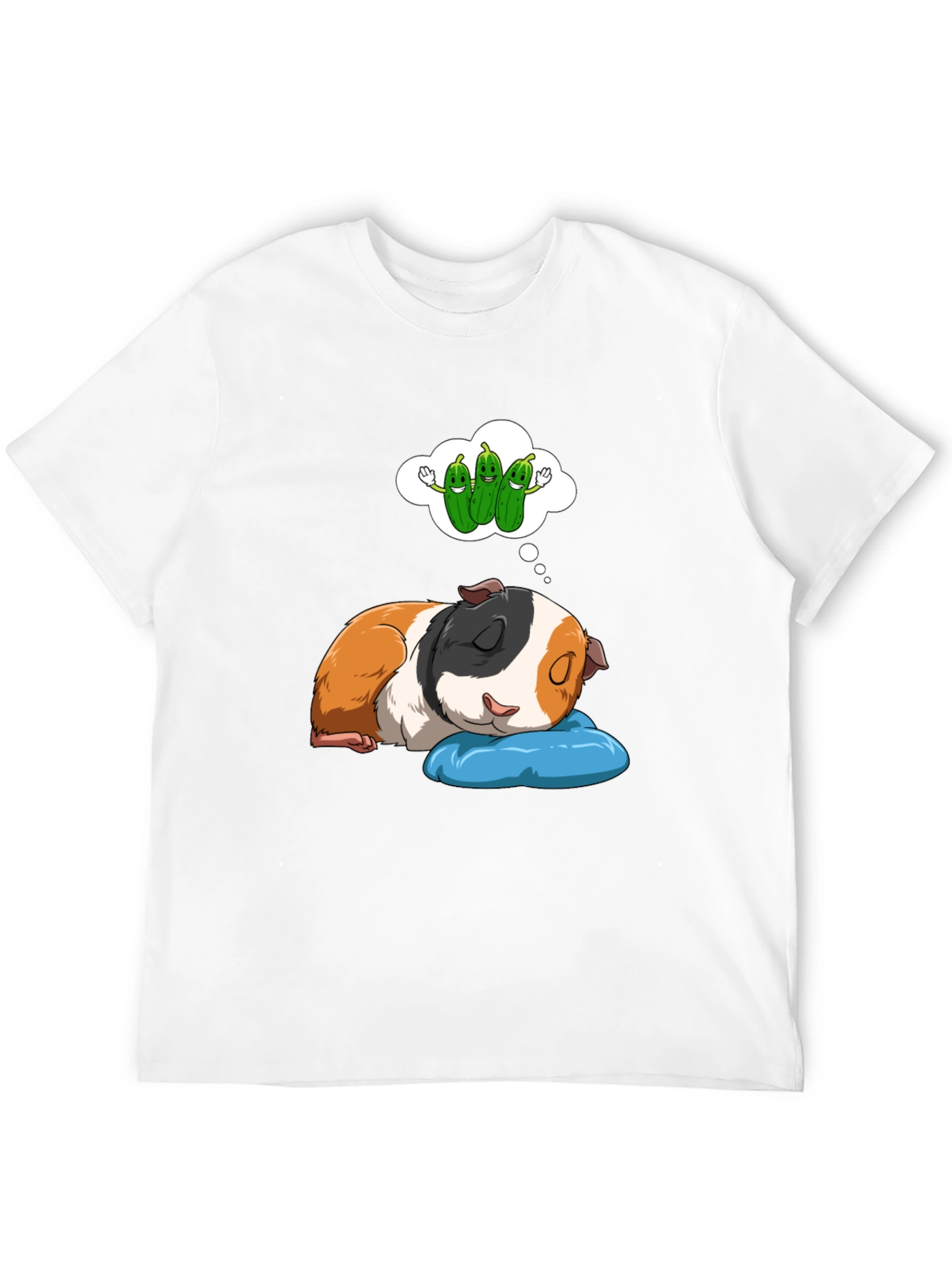 Black Dreaming Guinea Pig T-Shirt - Cute Pet Lover Tee view 12