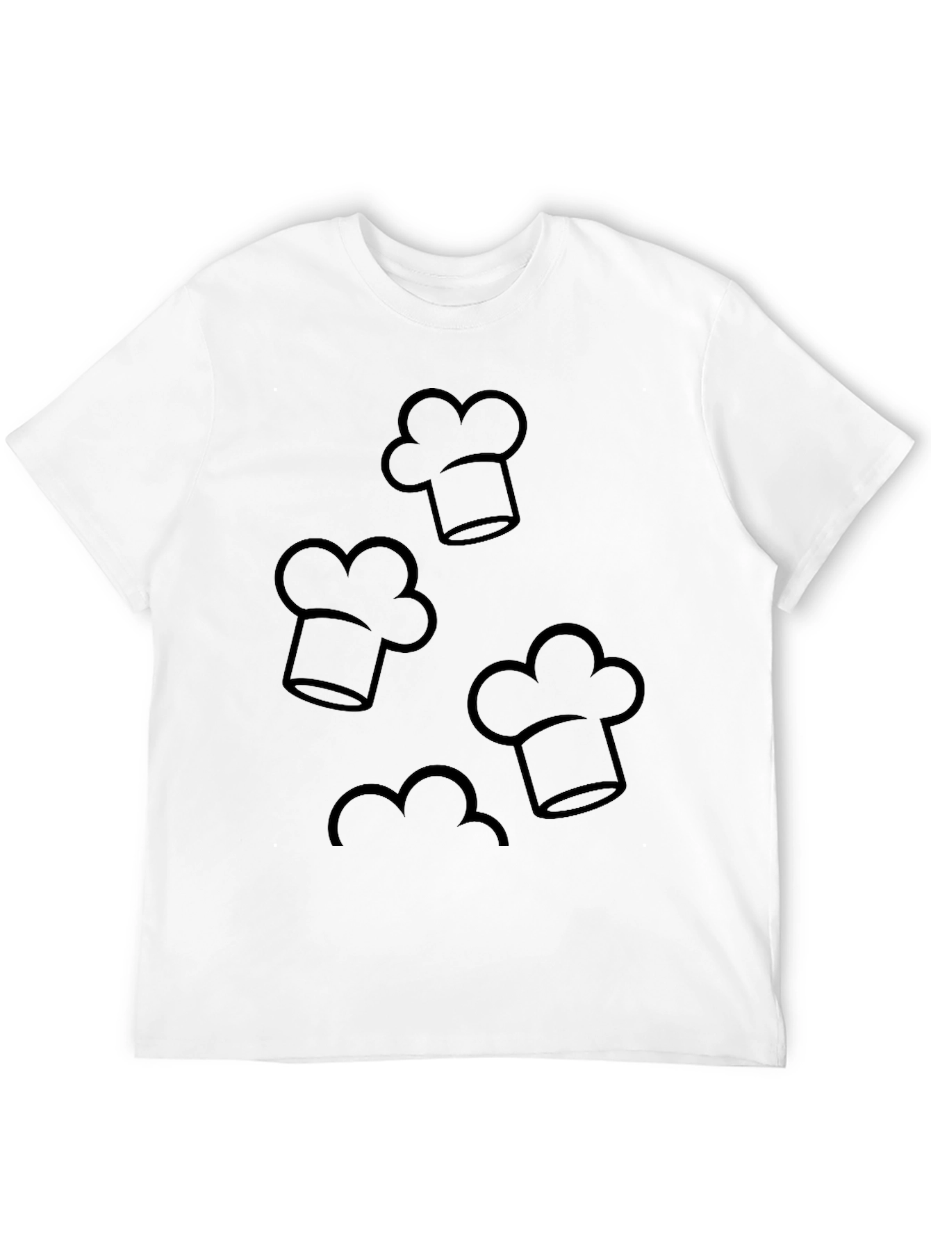 Black Chef Hats Black T-Shirt view 12