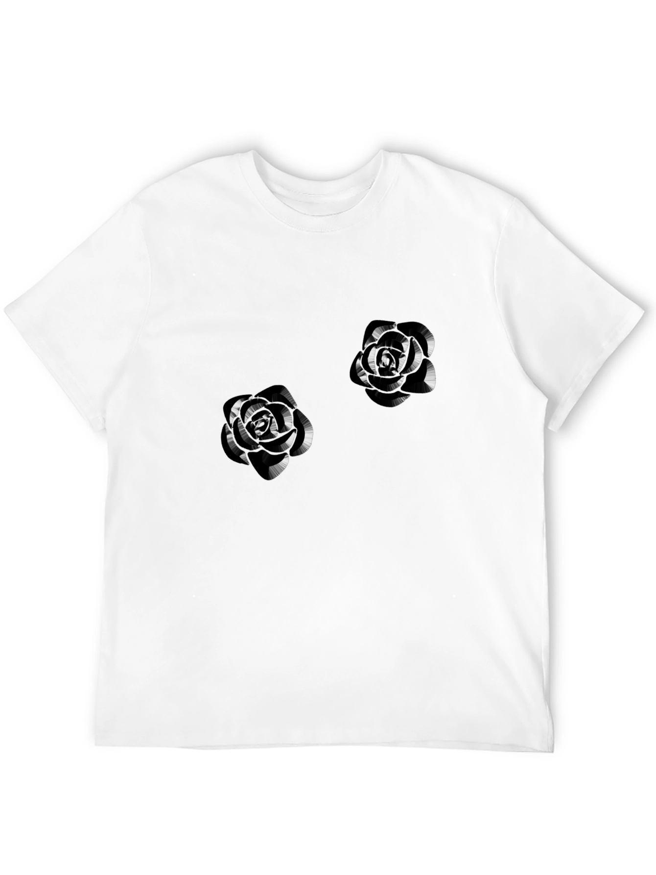 Black Rose Graphic Tee - Modern Style - 12