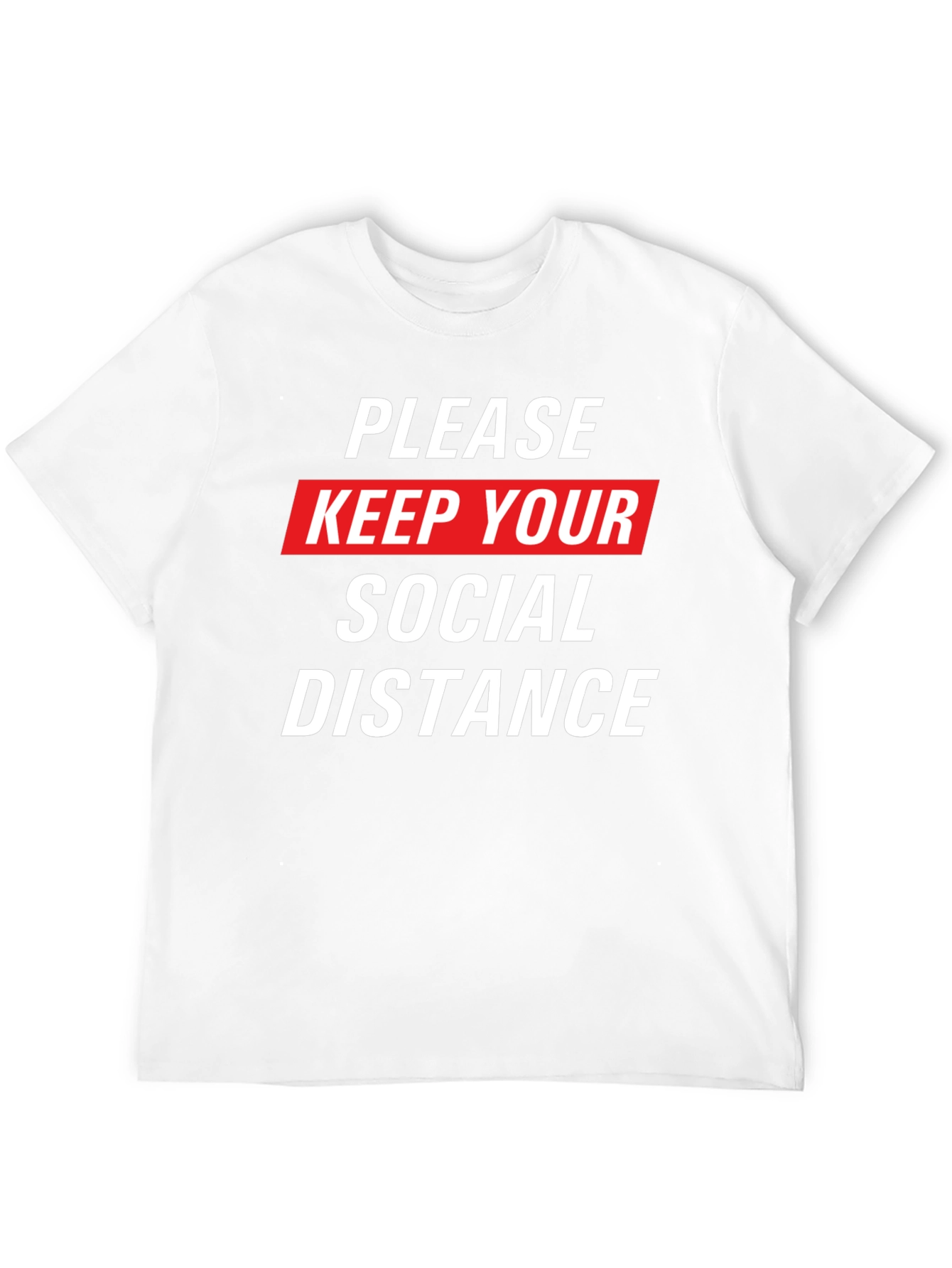 Black Social Distance Graphic Tee view 12