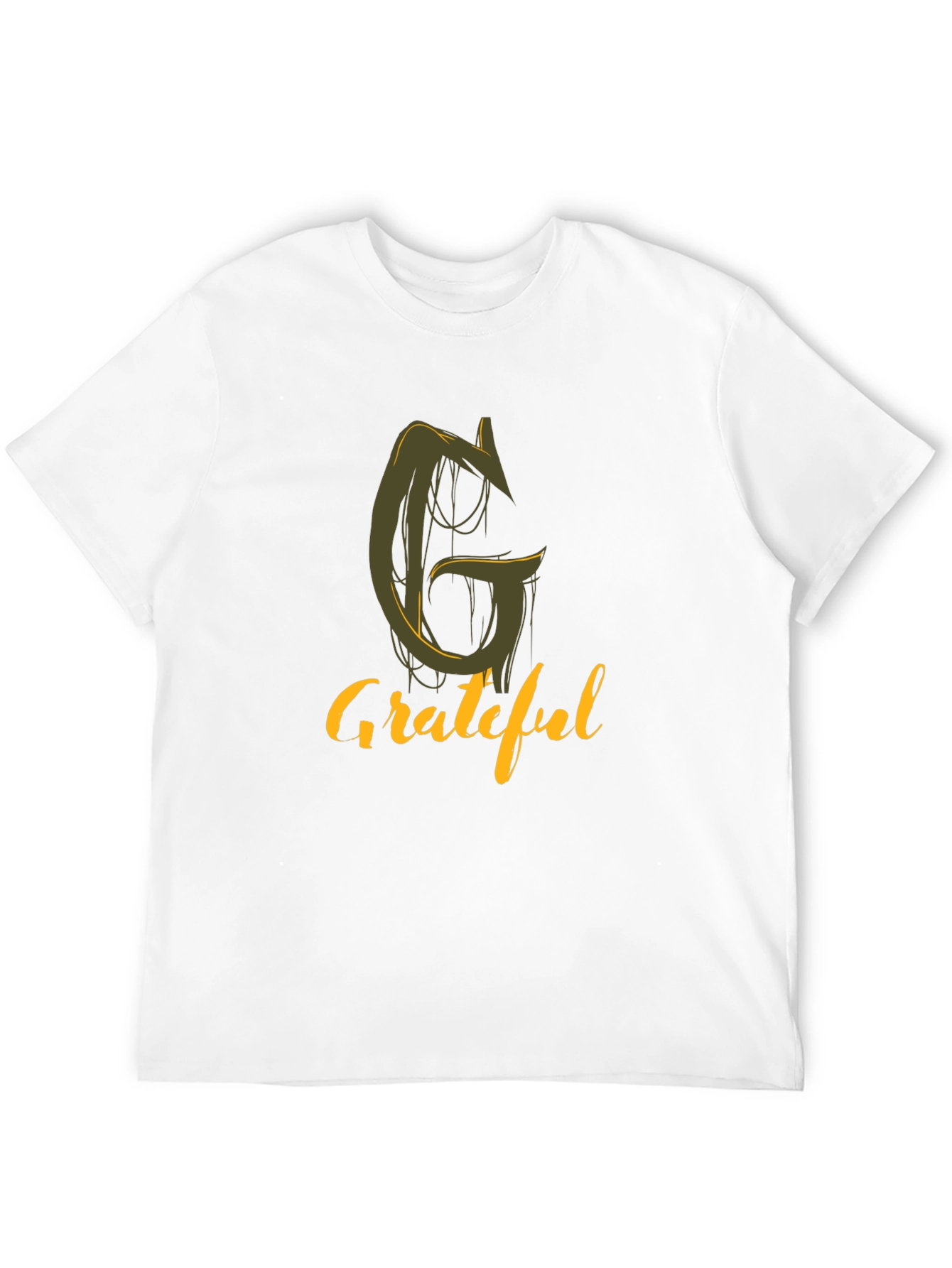 Black Grateful Graphic Tee - Stylish Black T-Shirt view 12
