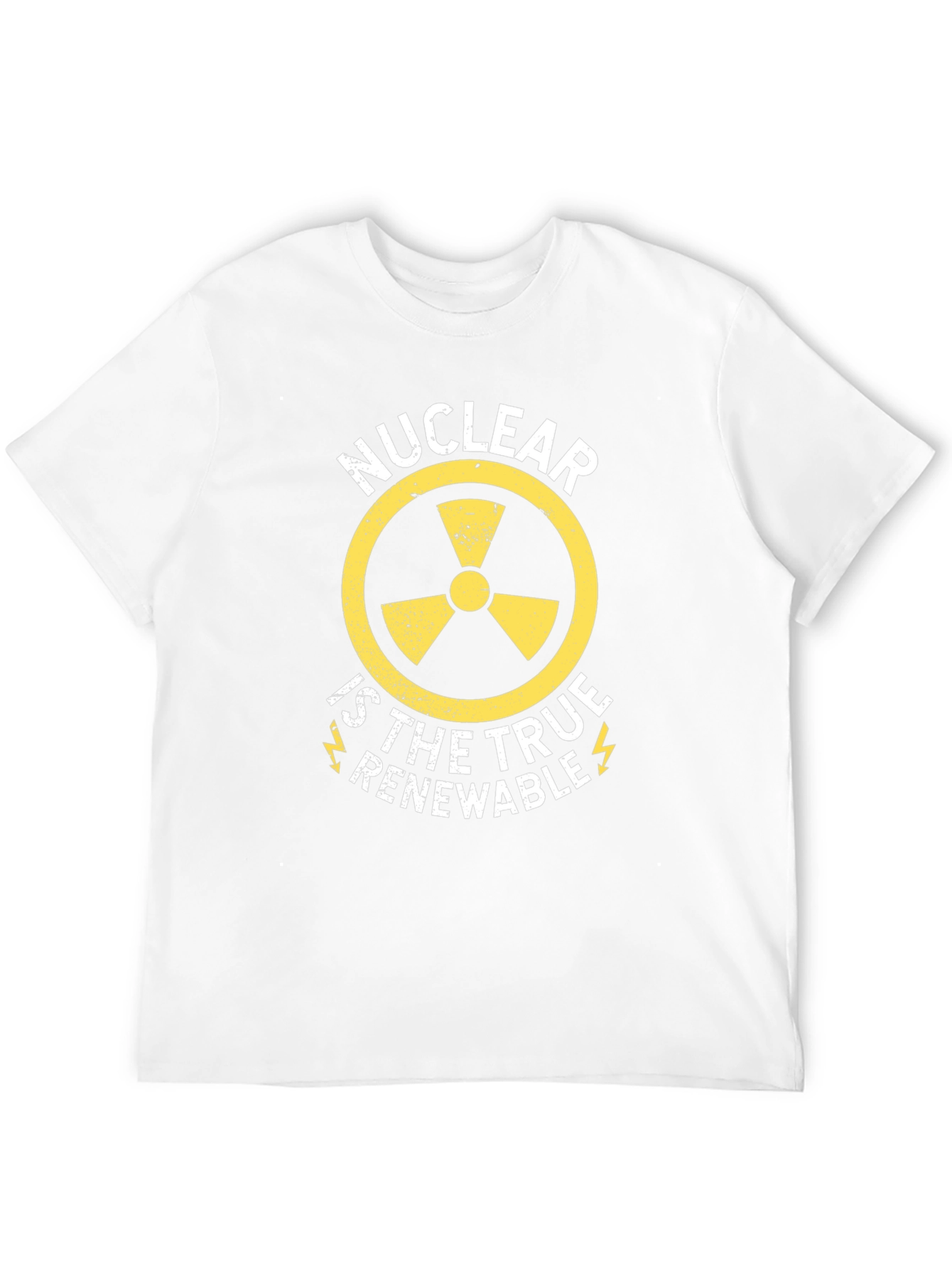 Black Nuclear is True Renewable Black T-Shirt view 12