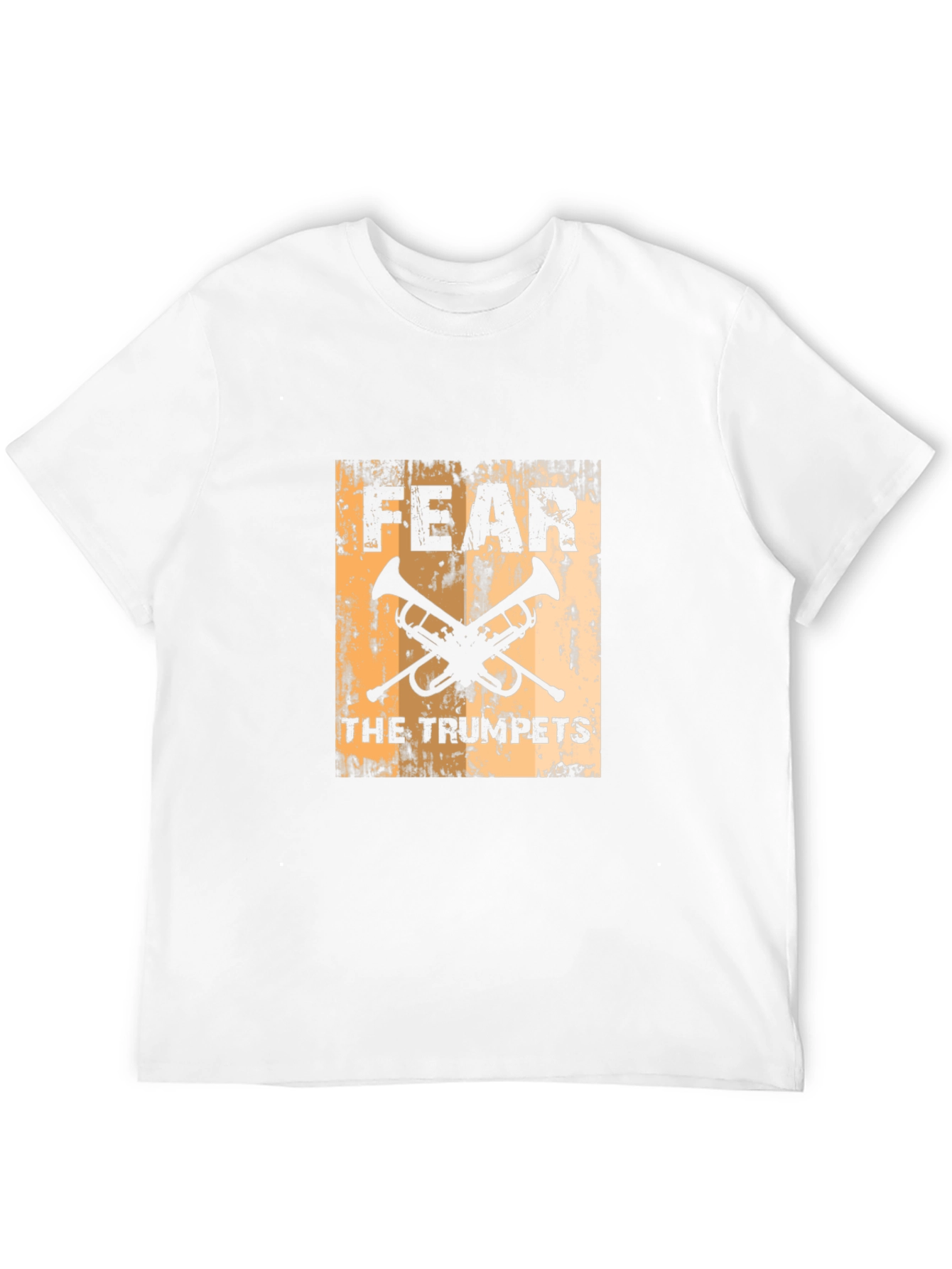 Black Fear the Trumpets Black Graphic Tee view 12