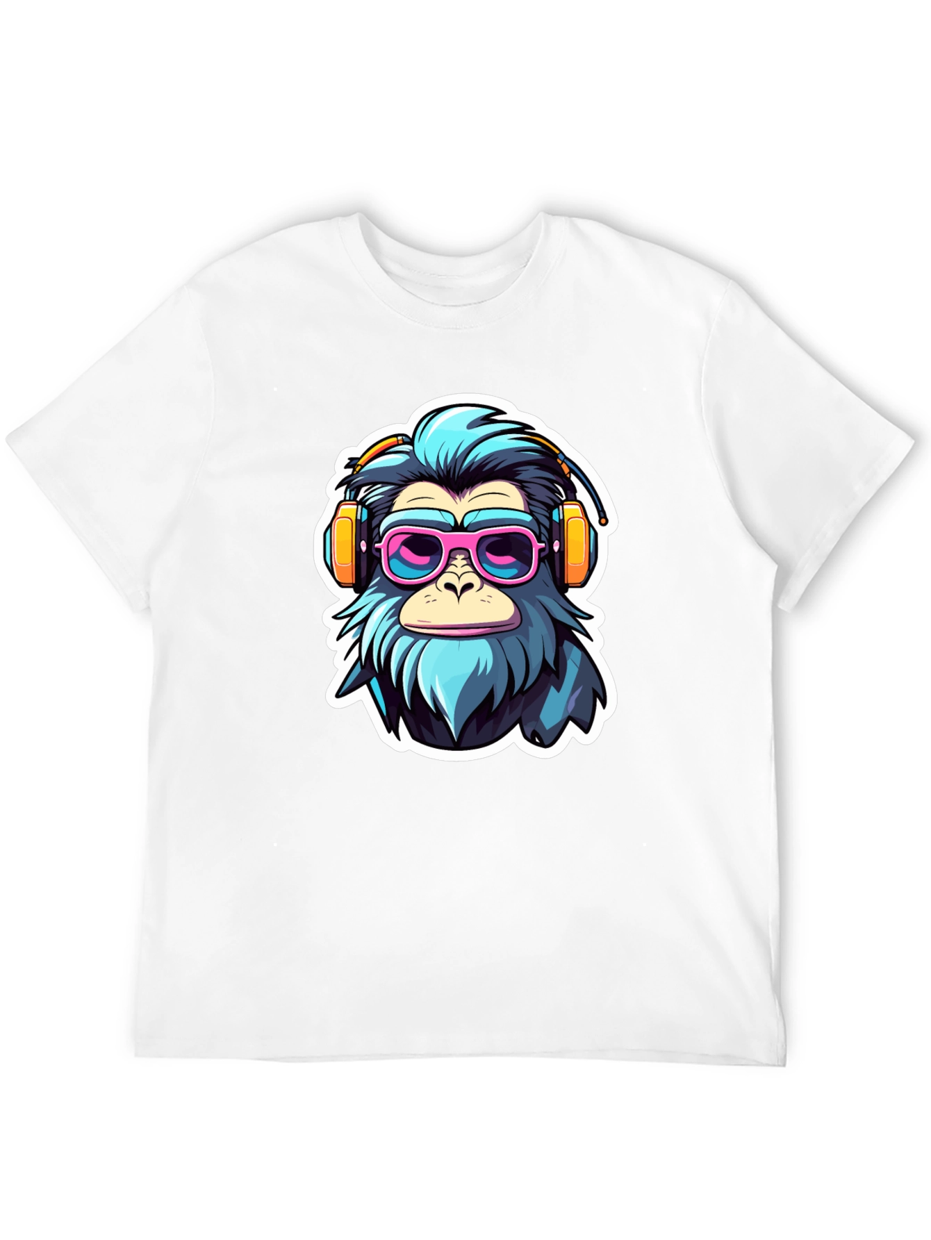 Black Funky Ape Graphic Tee view 12