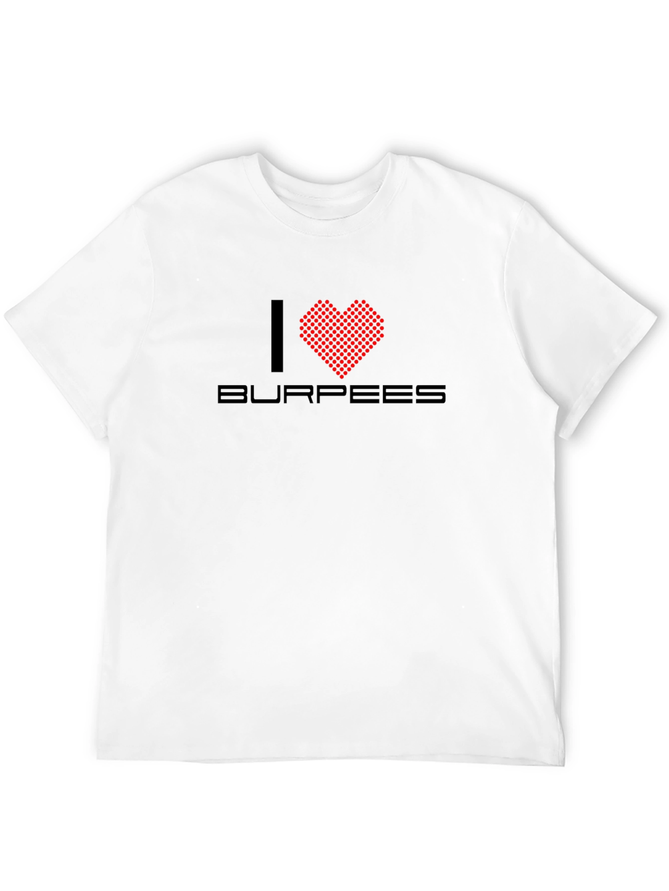 Black I Heart Burpees Black T-Shirt view 12
