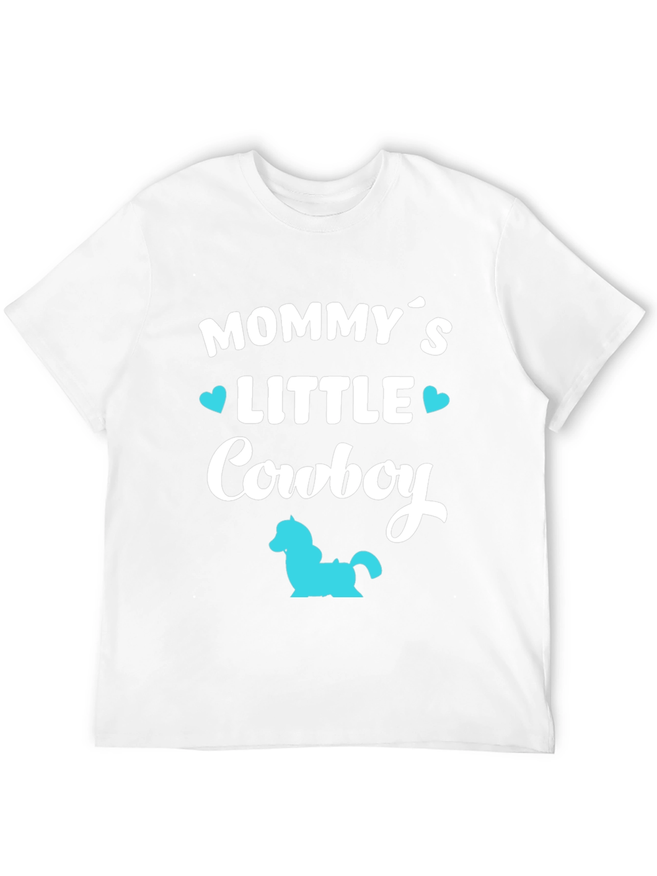 Mommy's Little Cowboy - Black T-Shirt - 12