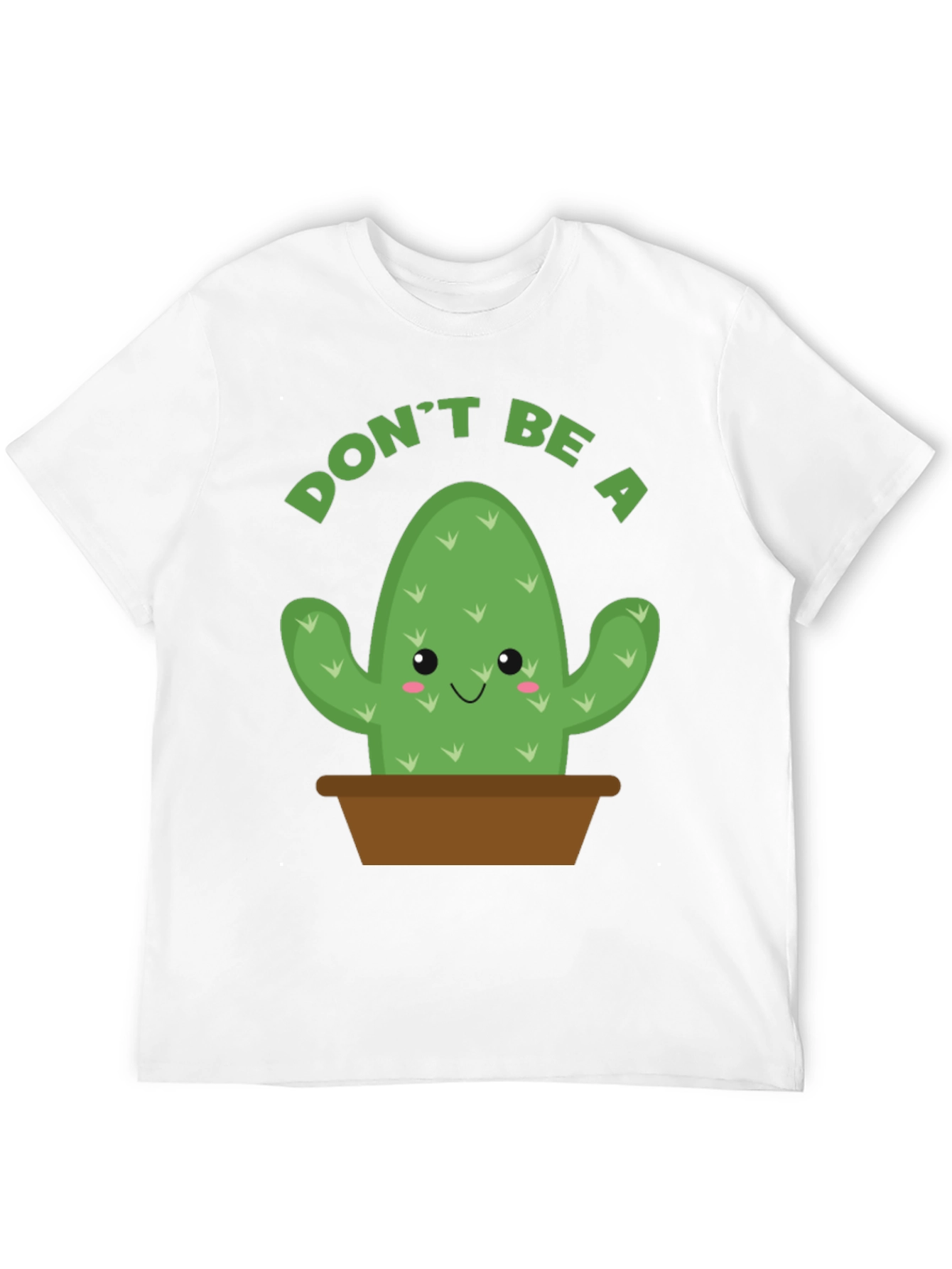 Black Don't Be A Prick T-Shirt - Cactus Graphic Tee view 12