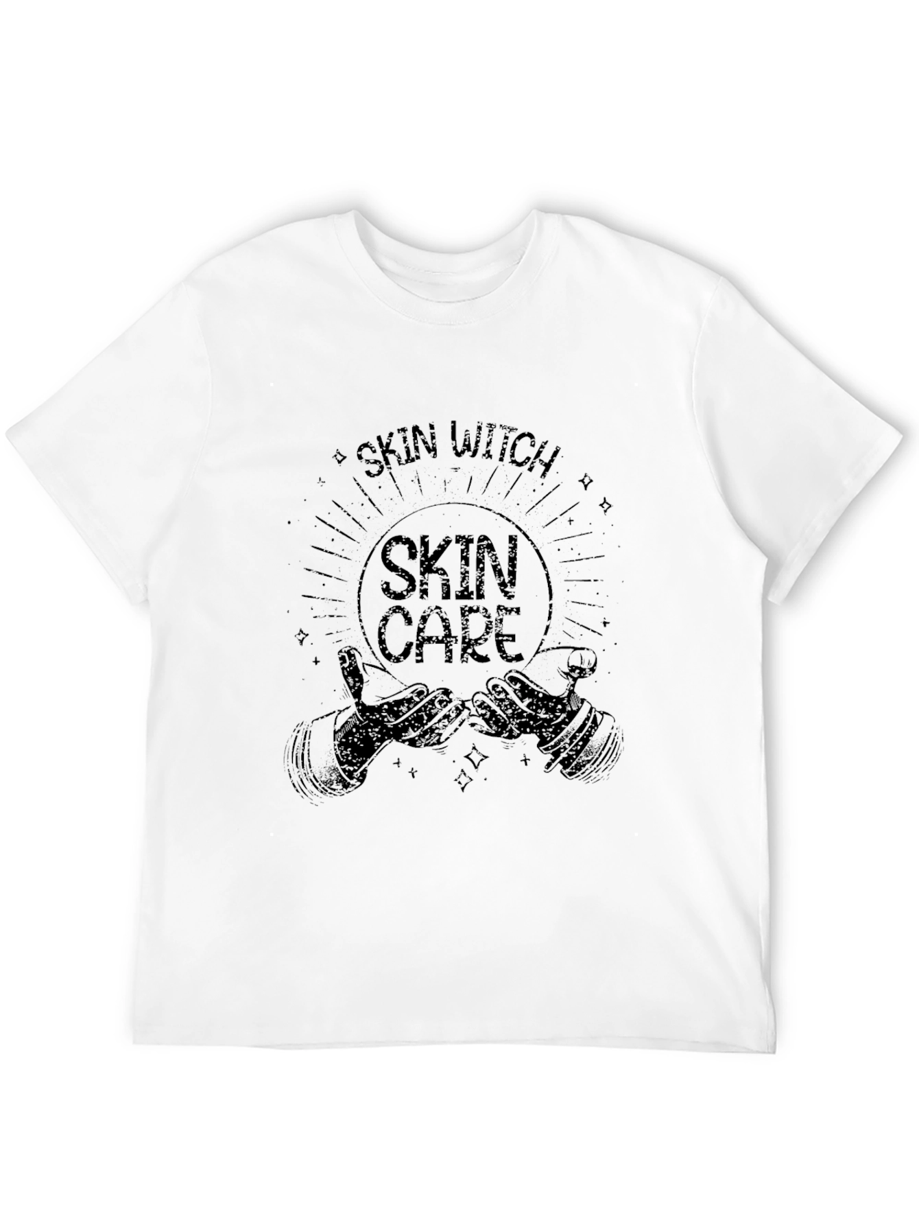Black Skin Witch Skin Care Graphic T-Shirt view 12