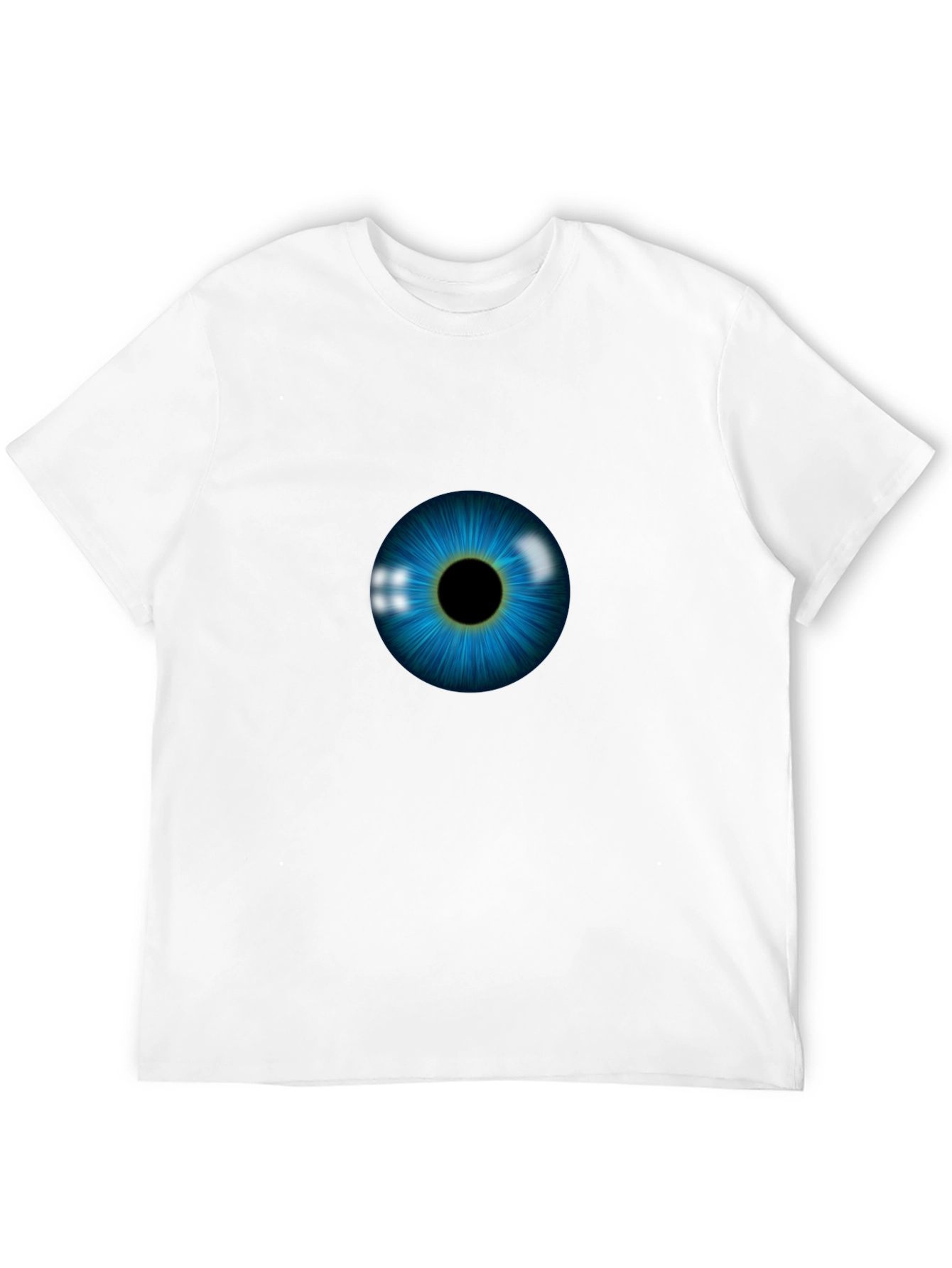 Black Eye See You: Graphic Print Black T-Shirt view 12