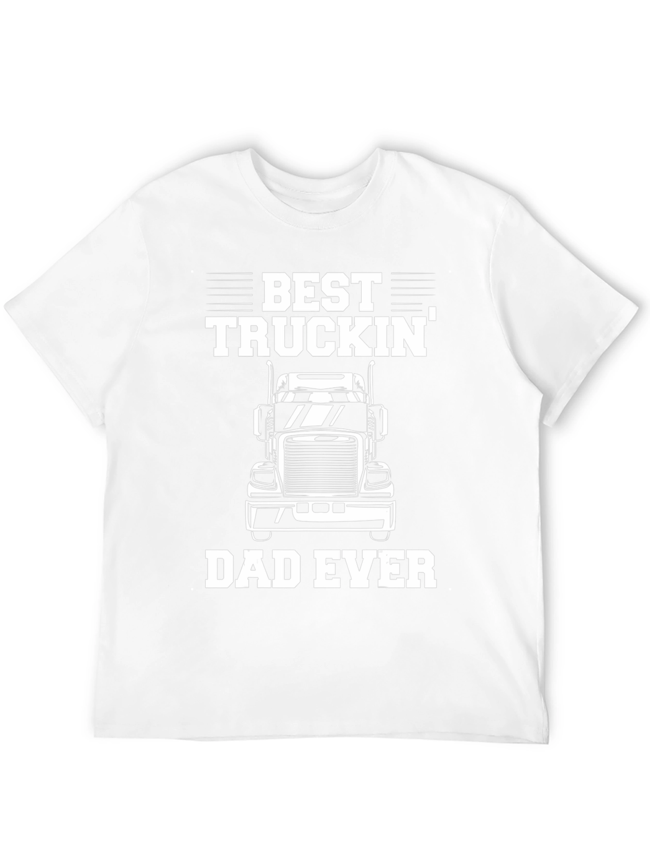 Black Best Truckin' Dad Ever T-Shirt view 12