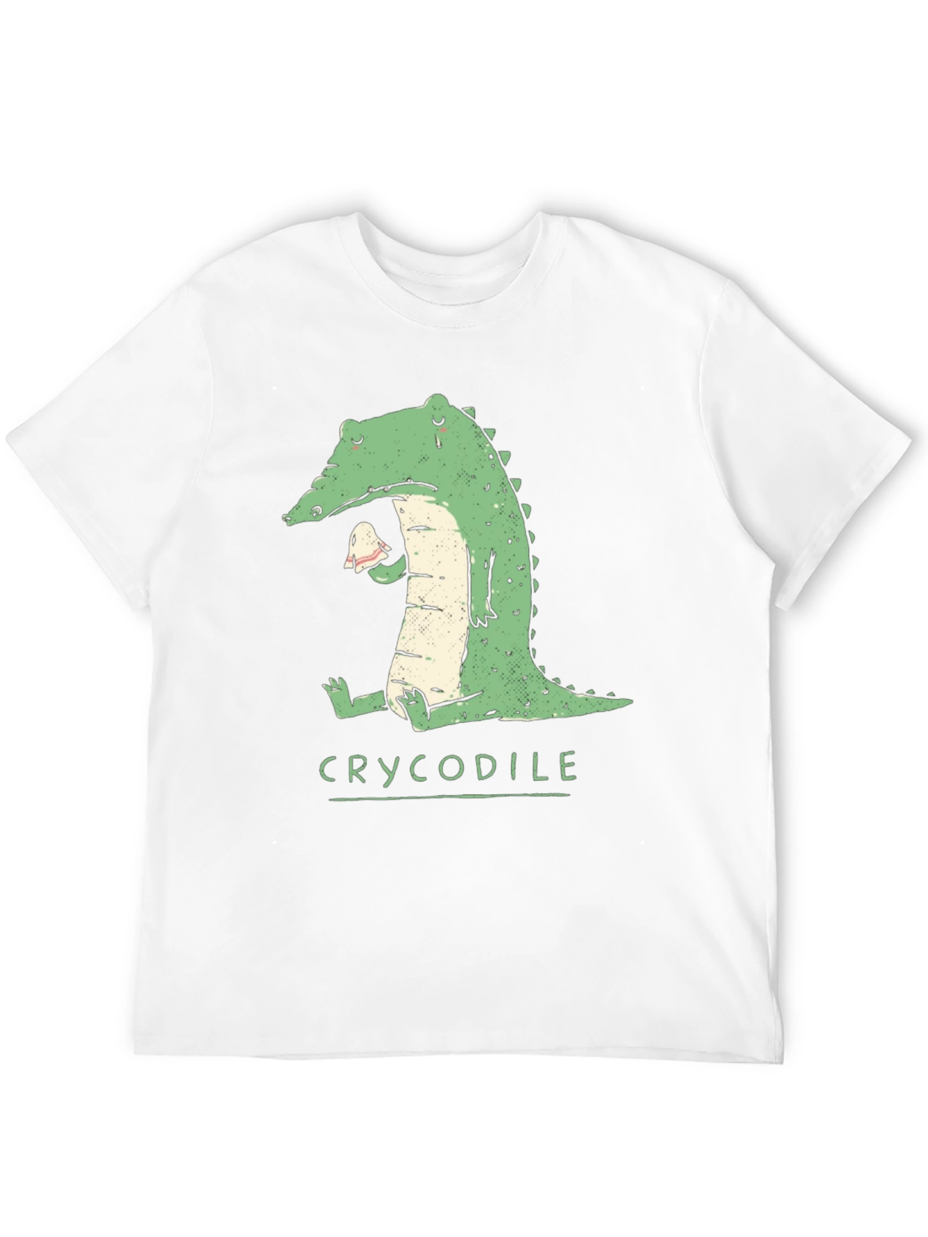 Black Crycodile T-Shirt - Funny Crocodile Graphic Tee view 12