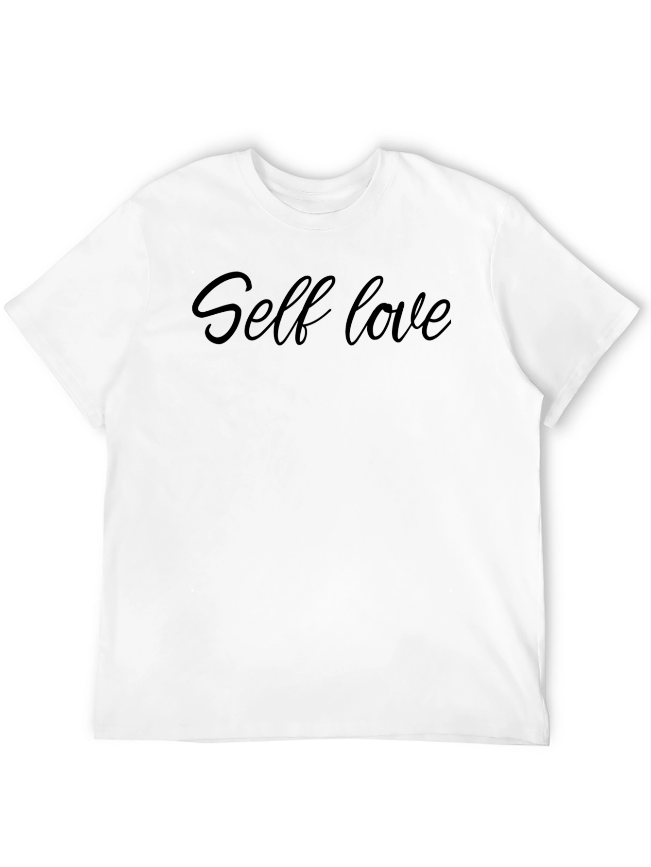 Black Self Love Graphic Tee - Soft Cotton Blend T-Shirt view 12