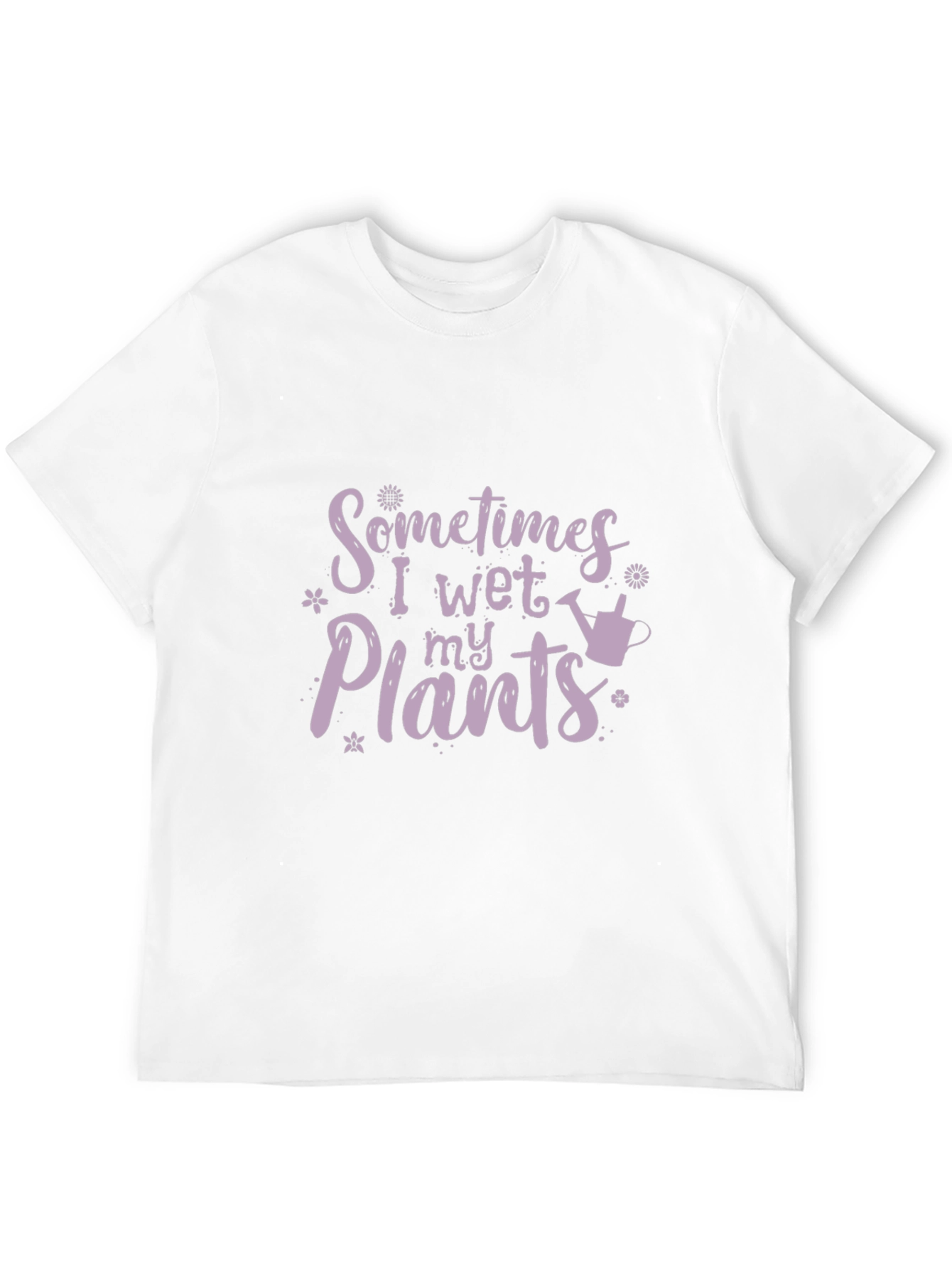 Black Funny Gardening T-Shirt - I Wet My Plants view 12