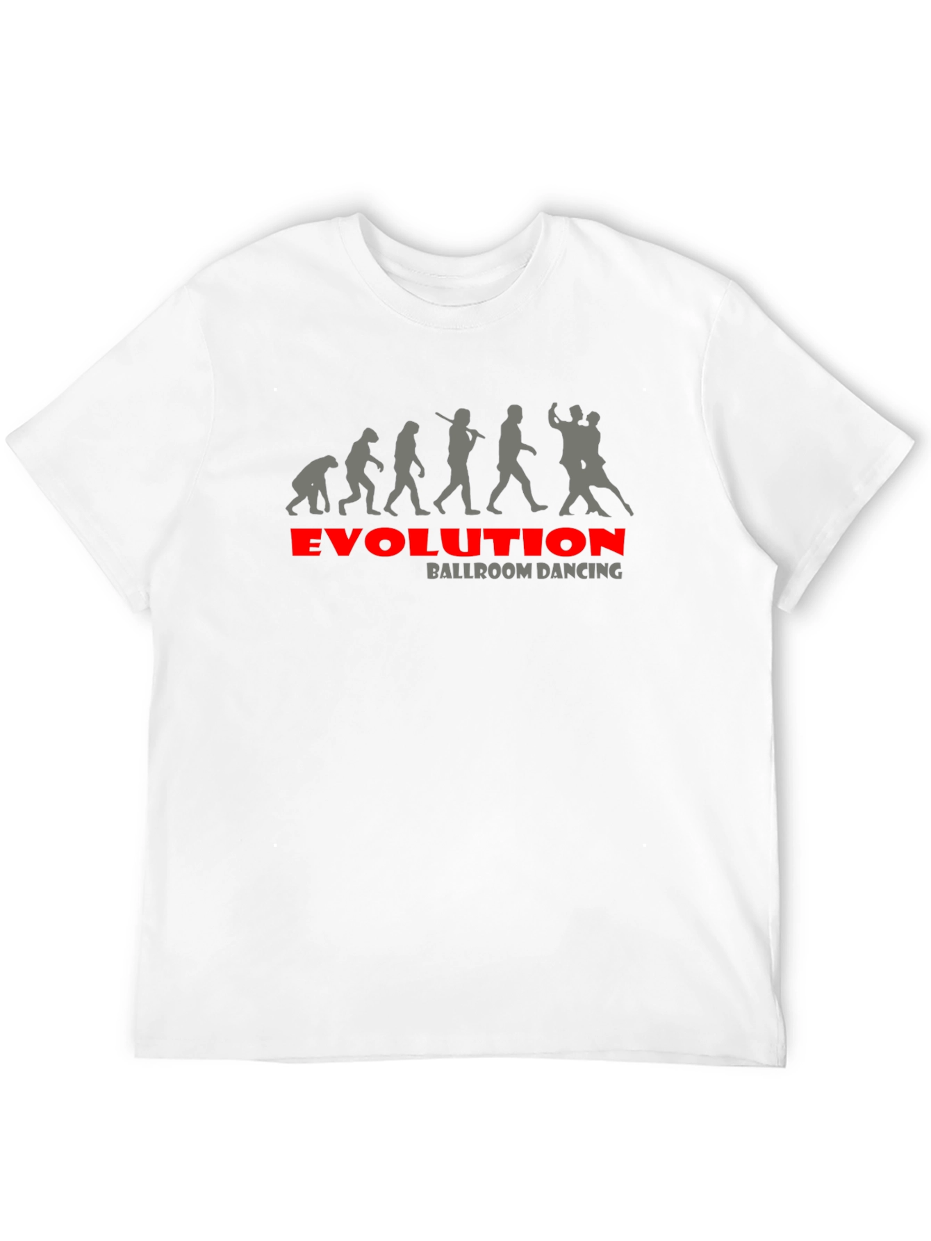 Black Evolution of Ballroom Dancing Graphic T-Shirt view 12