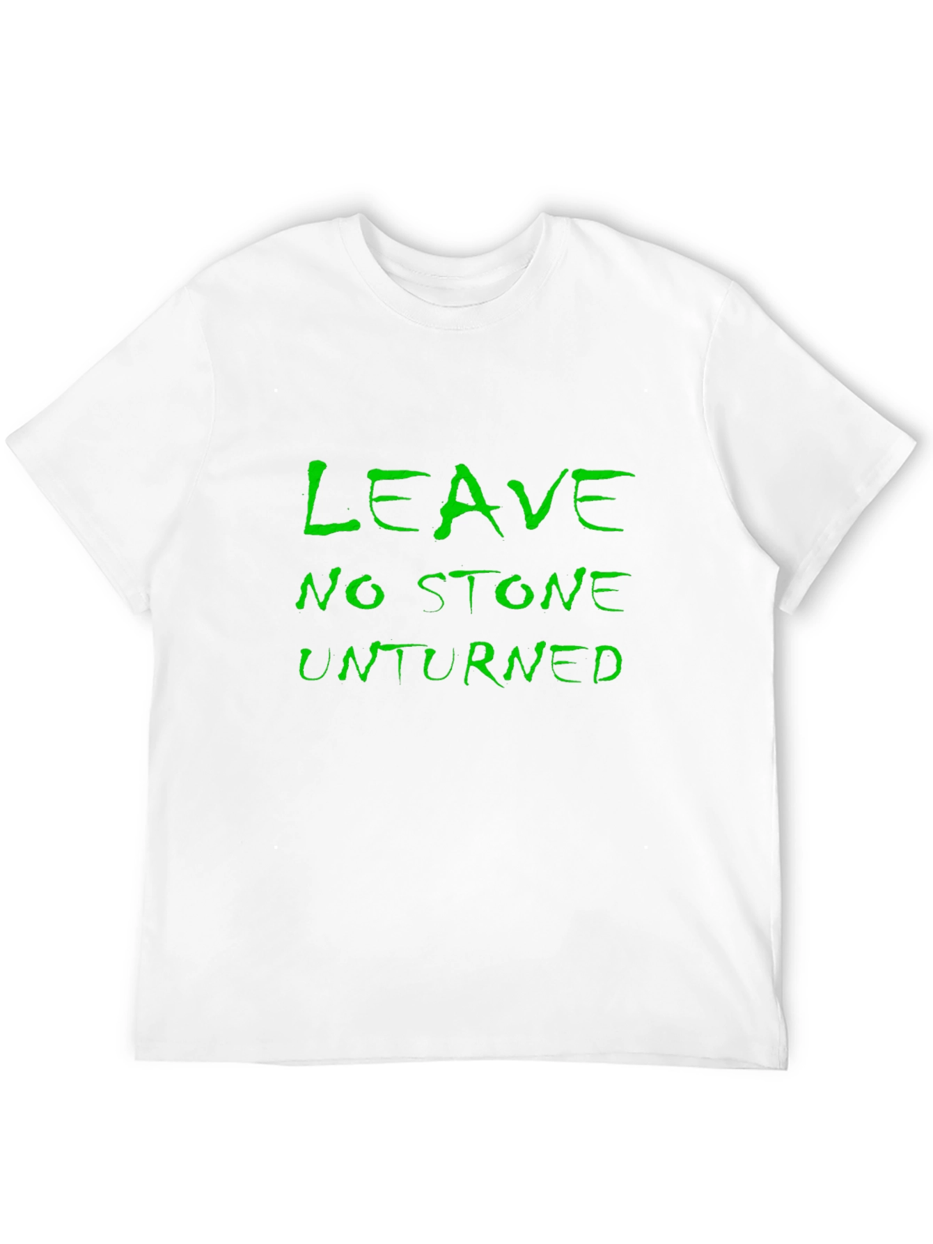 Black Leave No Stone Unturned Graphic Tee view 12