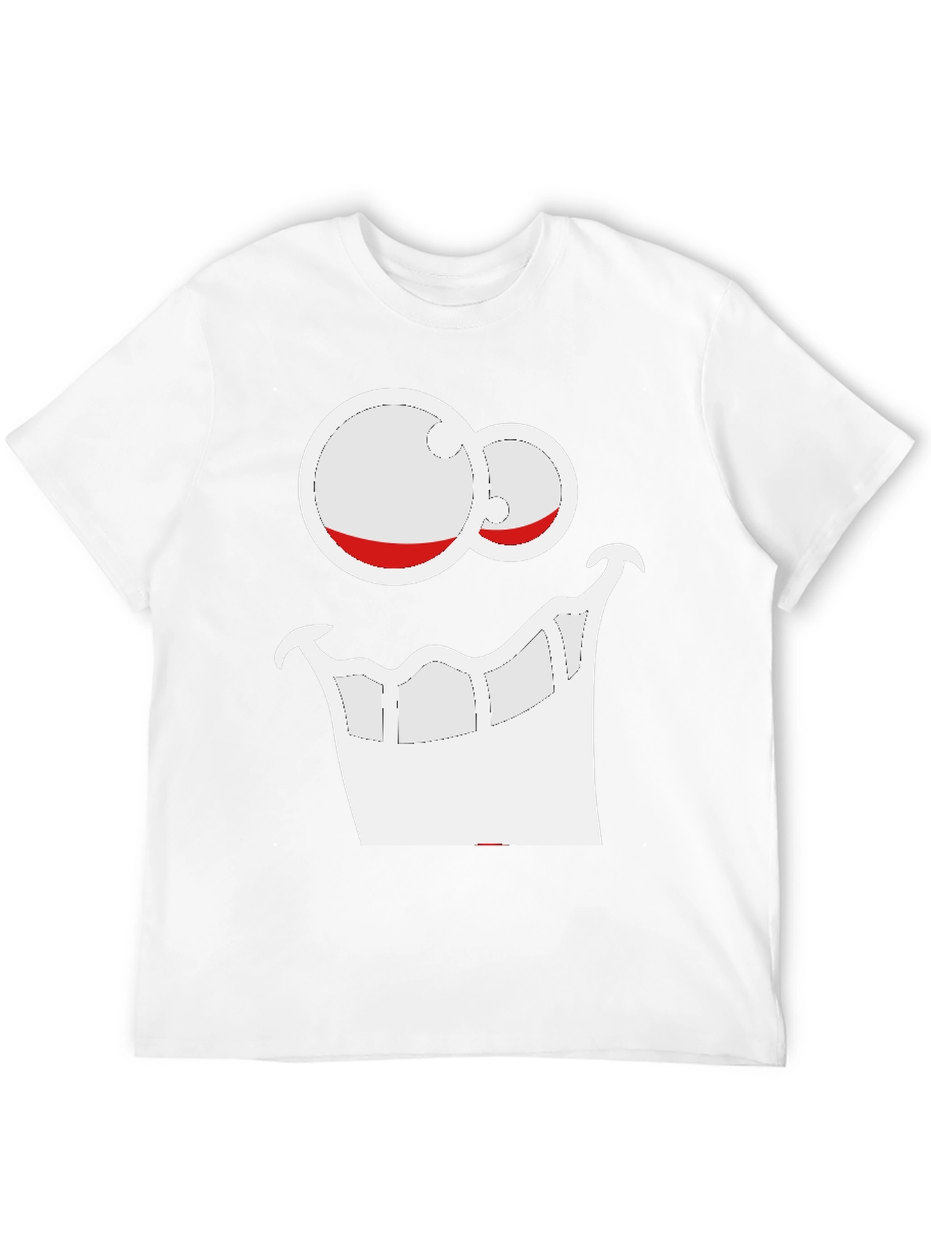 Black Cartoon Face Graphic T-Shirt view 12