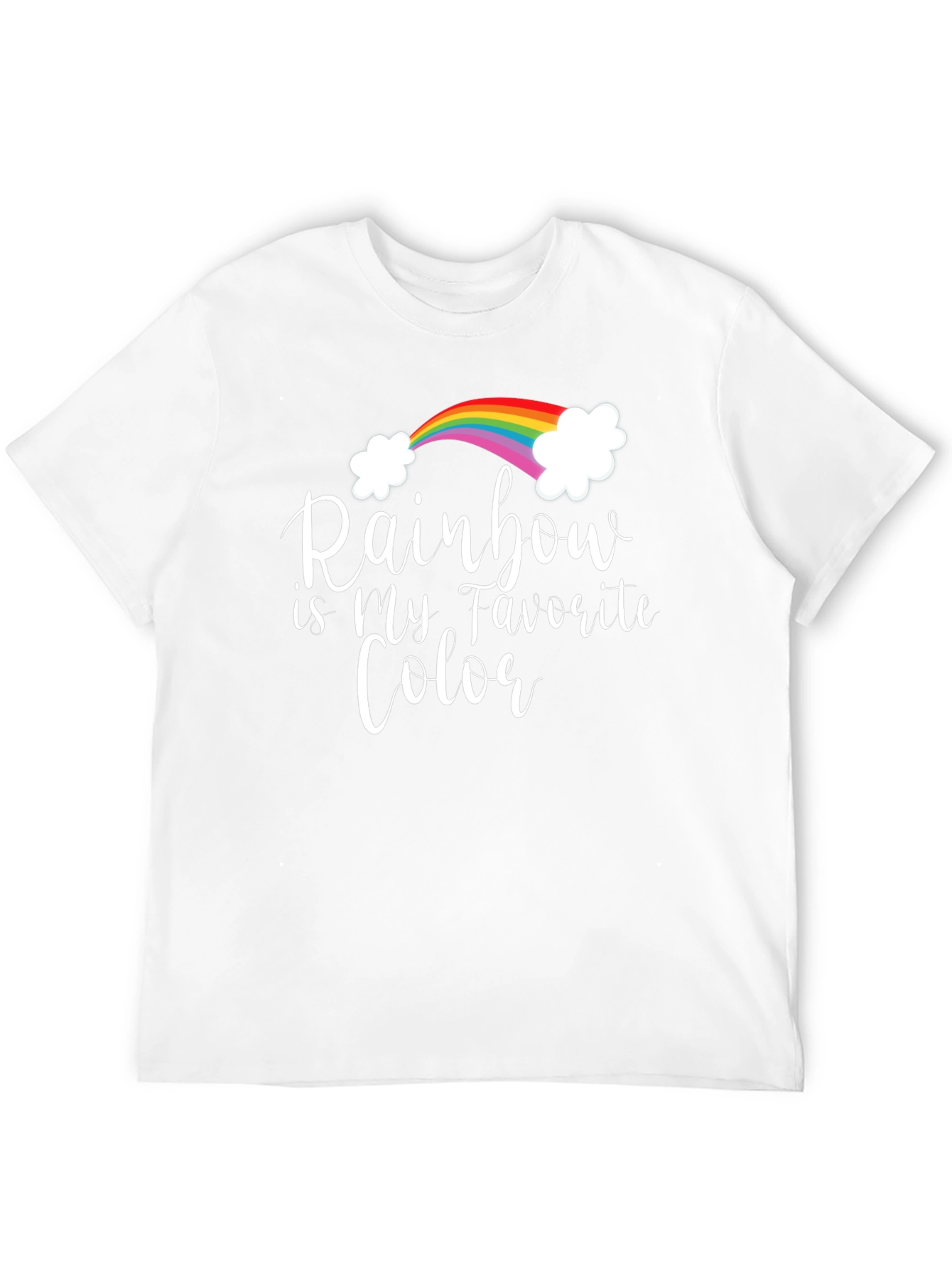 Black Rainbow is My Favorite Color T-Shirt view 12