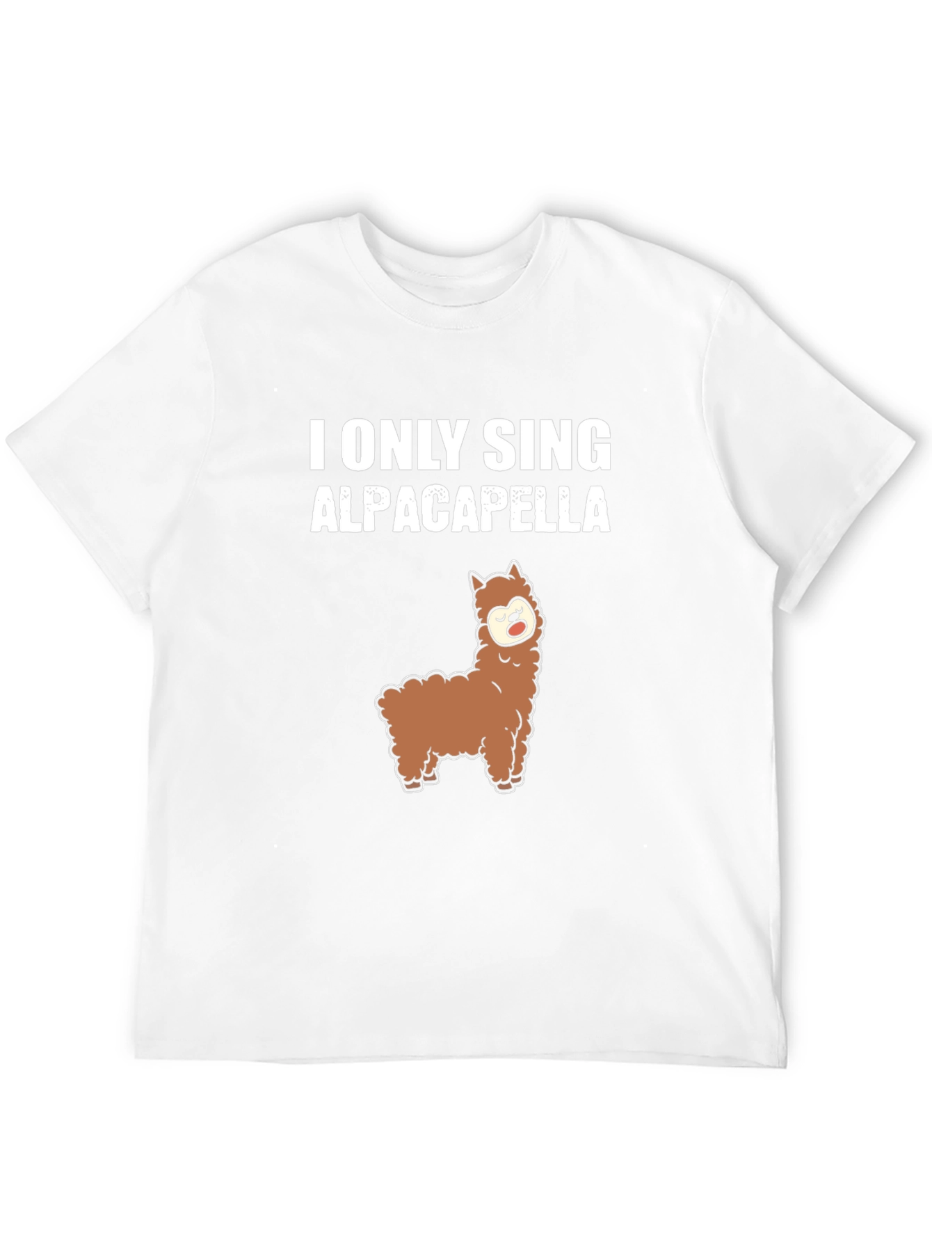 Black Alpaca-pella T-Shirt Funny Music Pun Tee view 12