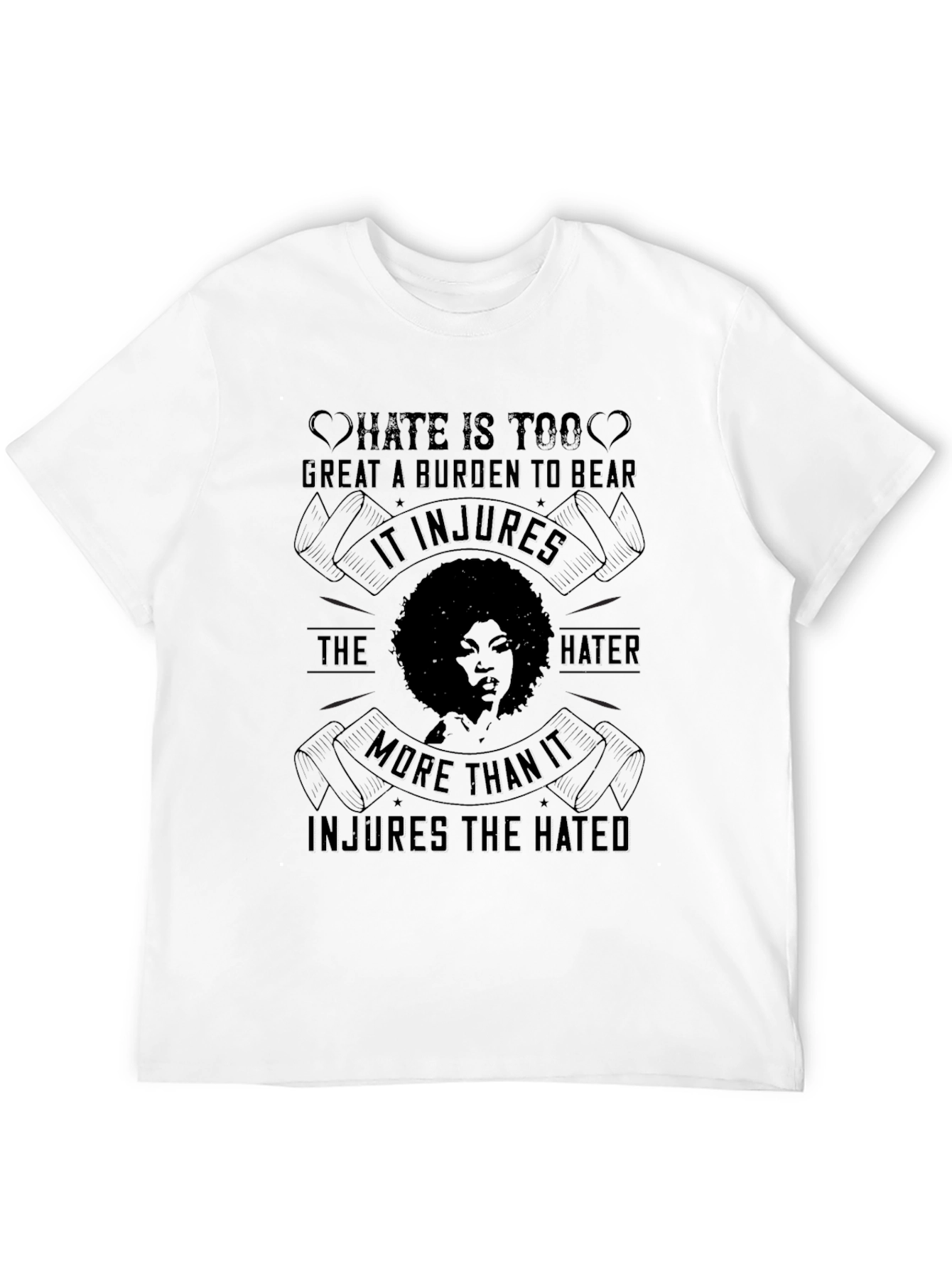 Black Hate is Too Great a Burden Tee view 12