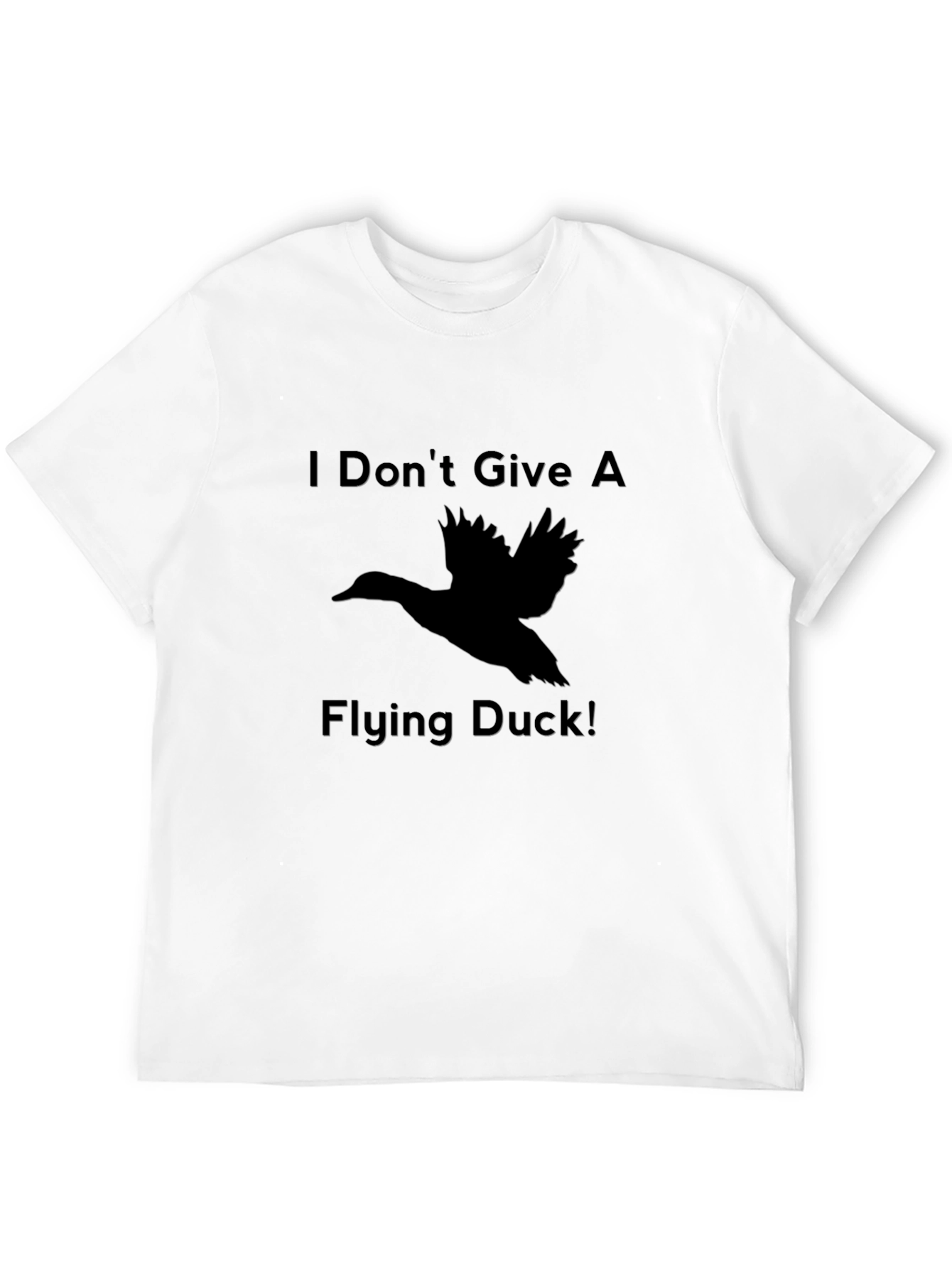 Black I Don't Give A Flying Duck Graphic Tee view 12