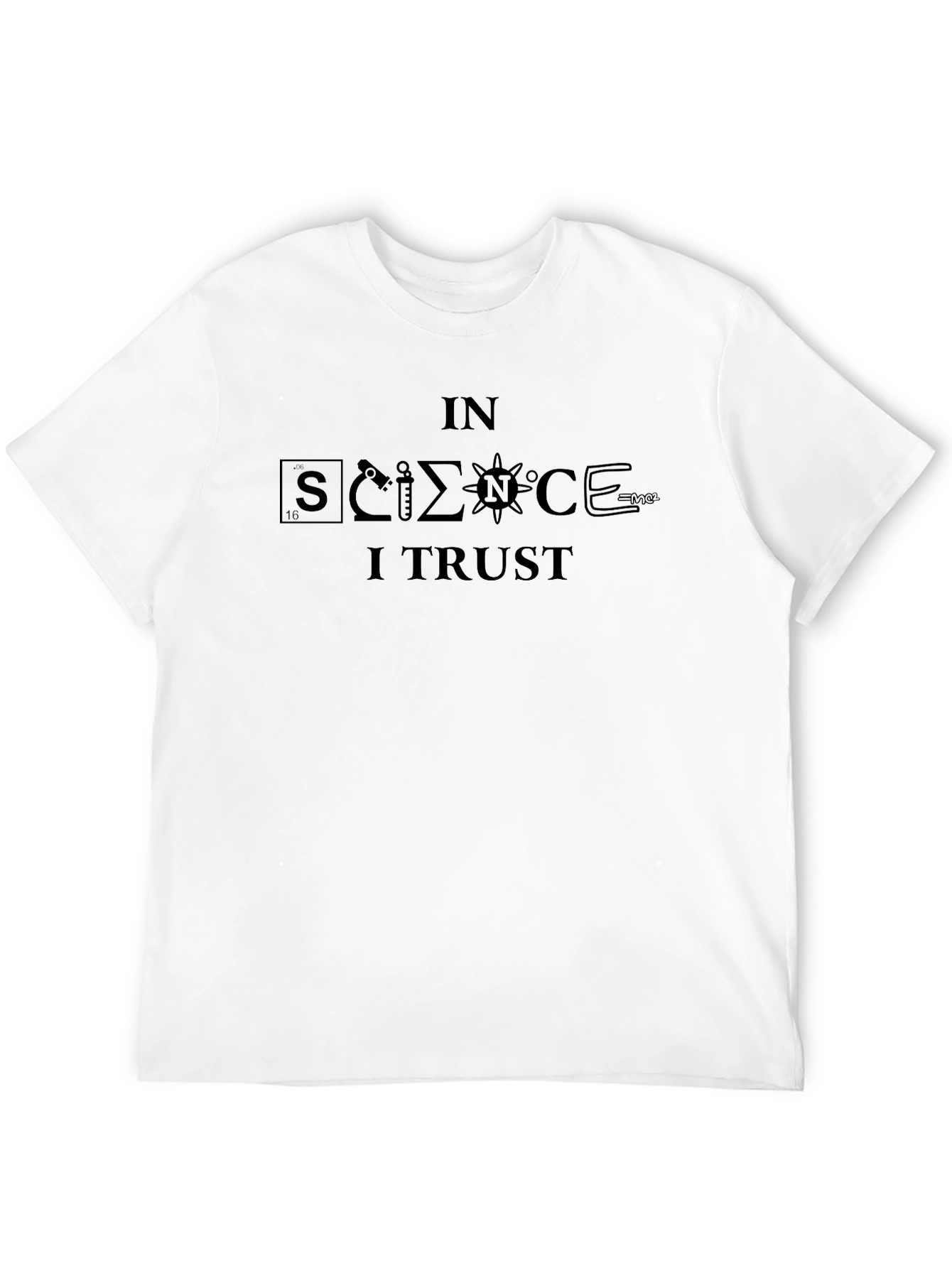 Black In Science I Trust Black Graphic T-Shirt view 12