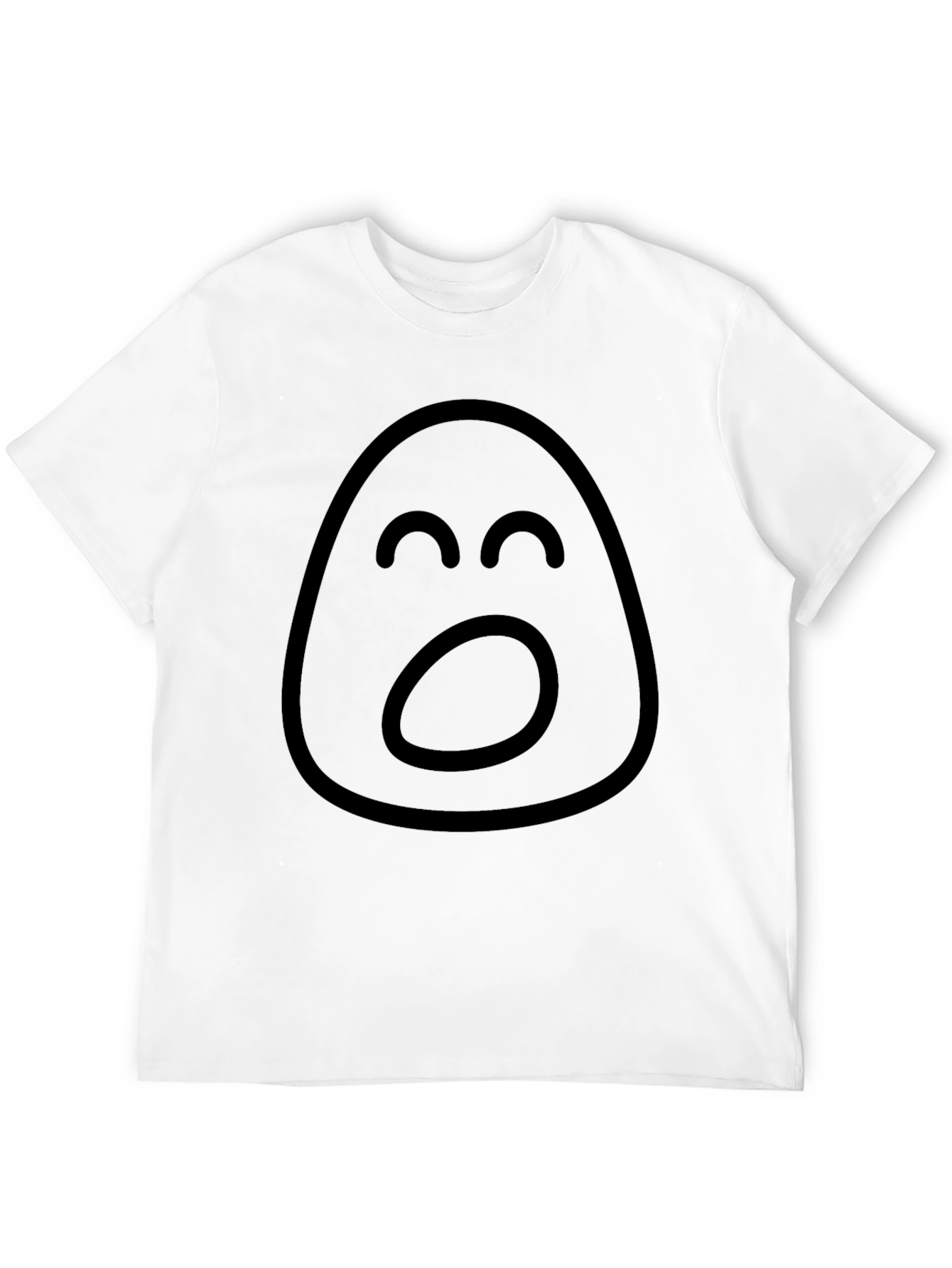 Black Expressive Emoji Black T-Shirt view 12