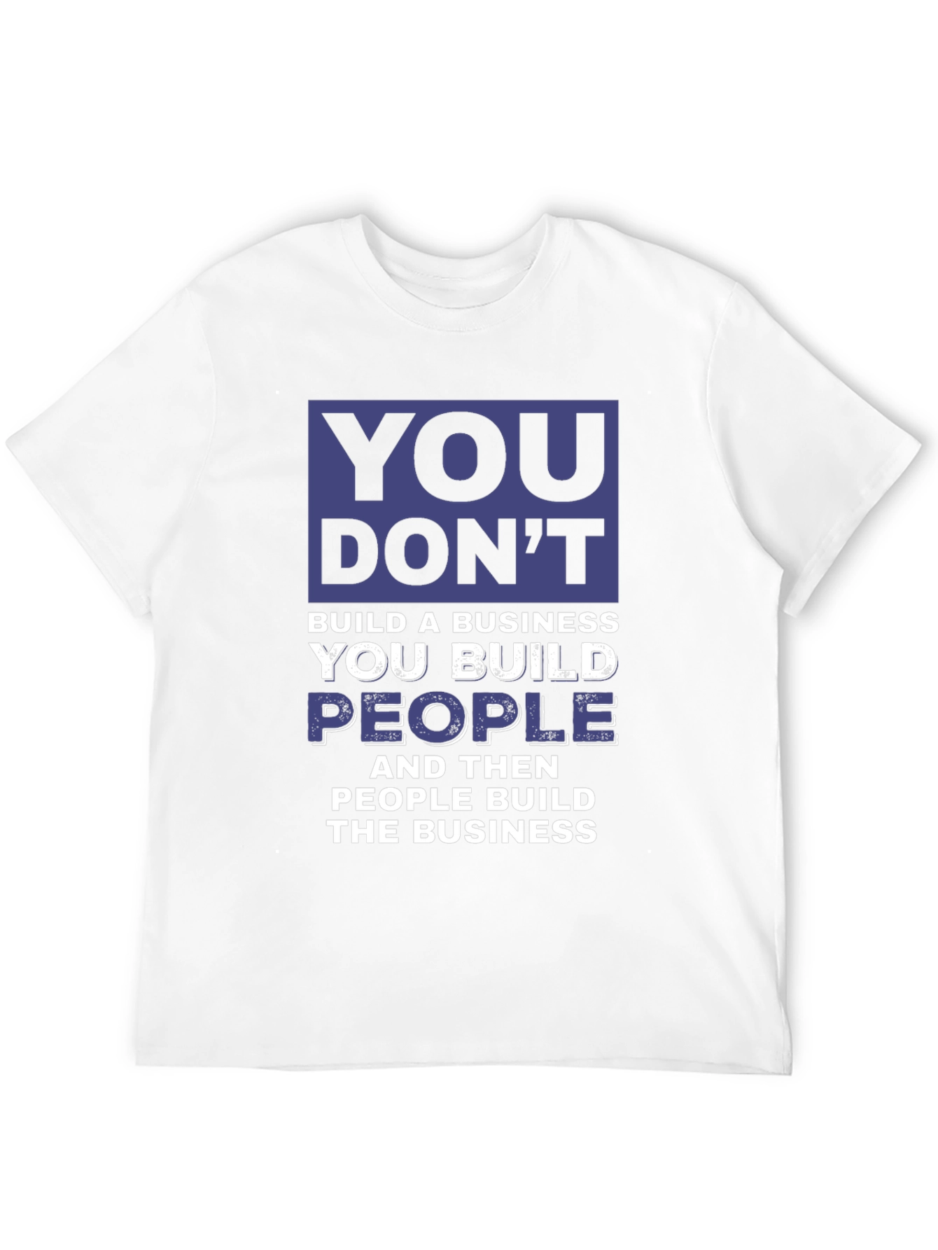 Black You Build People T-Shirt view 12