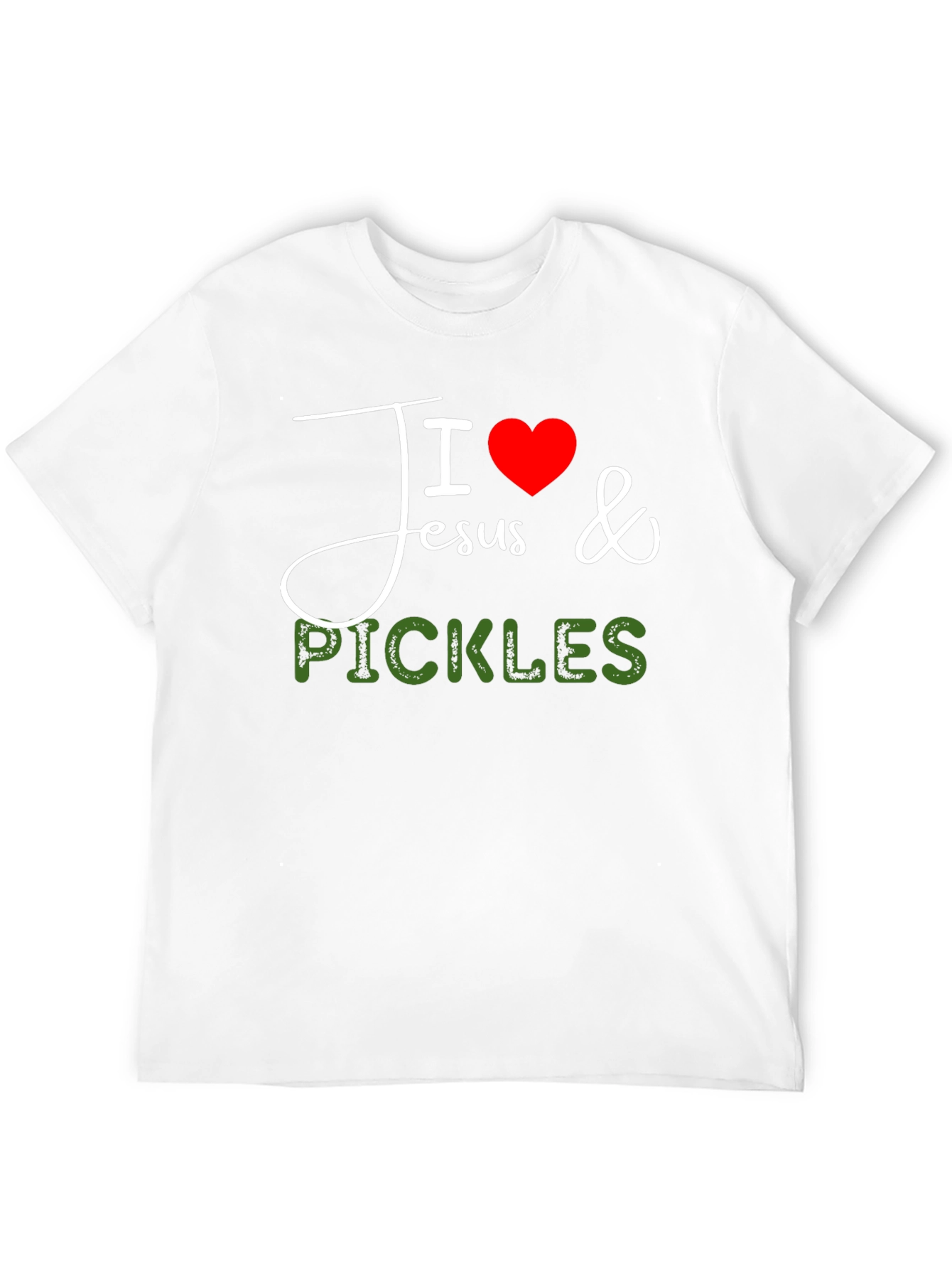 Black I Love Jesus & Pickles Graphic T-Shirt view 12