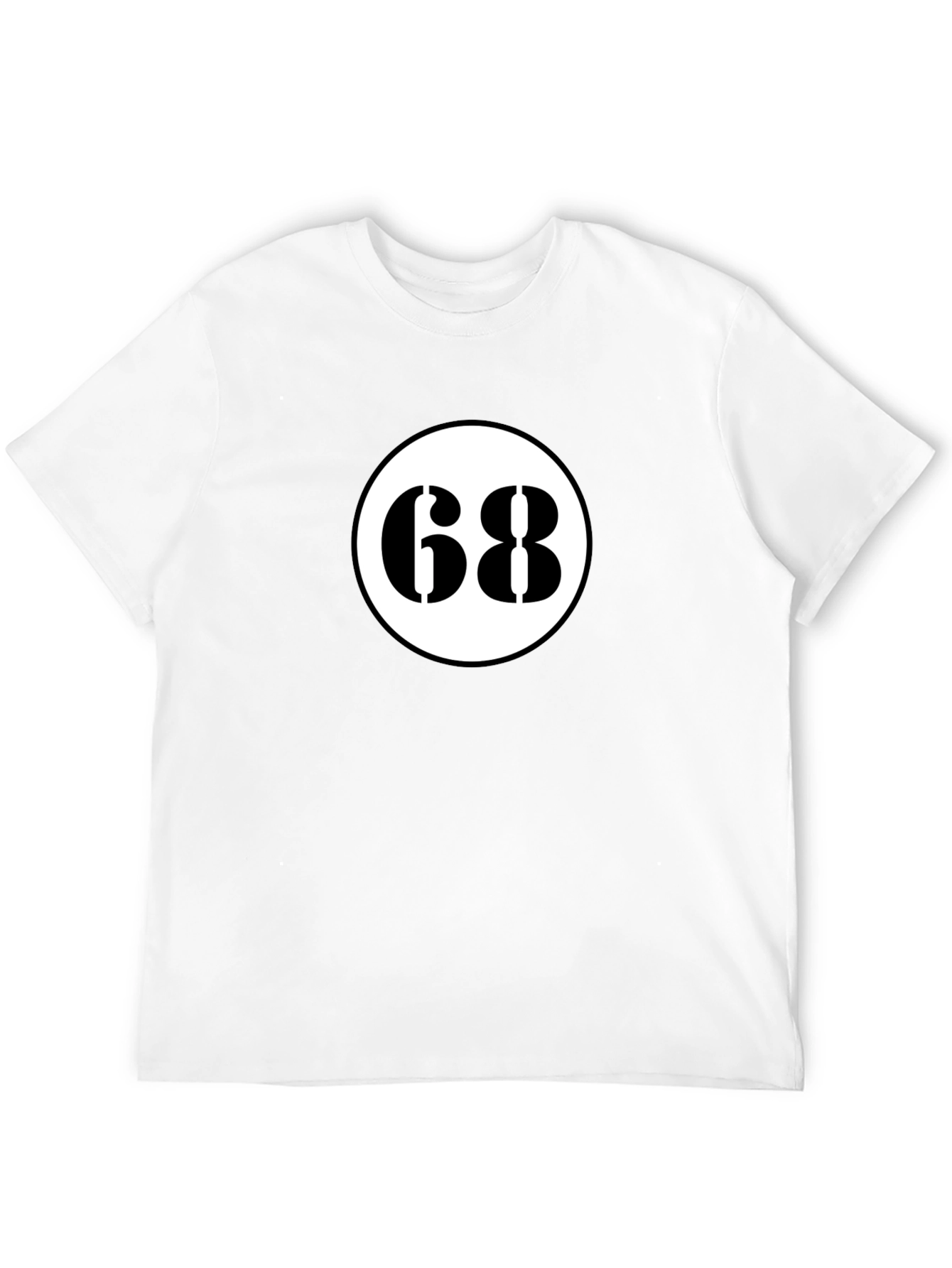 Black Retro 68 Racer Tee - Black Cotton Blend Shirt view 12