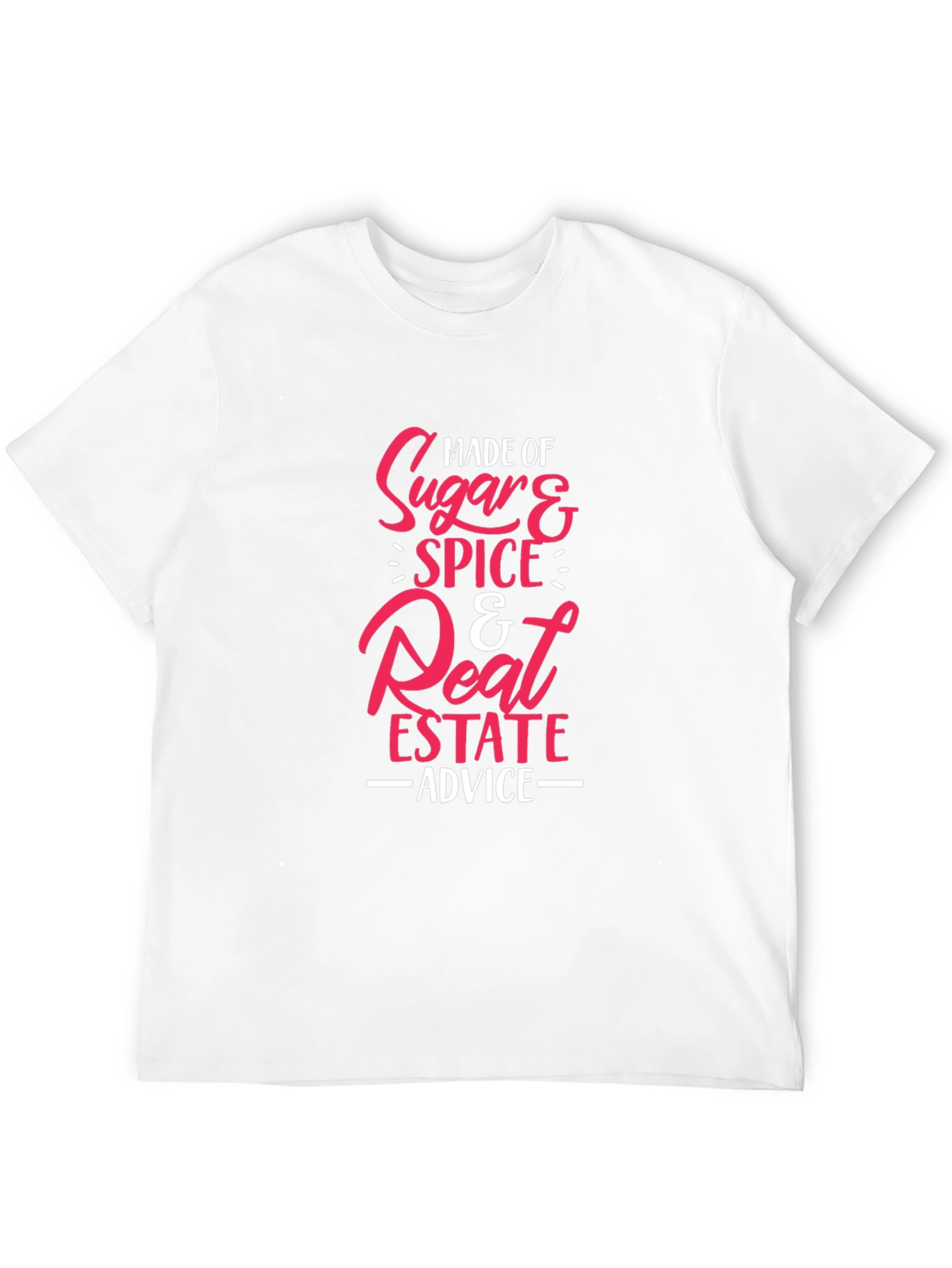 Black Made of Sugar Spice Real Estate Advice Graphic Tee view 12