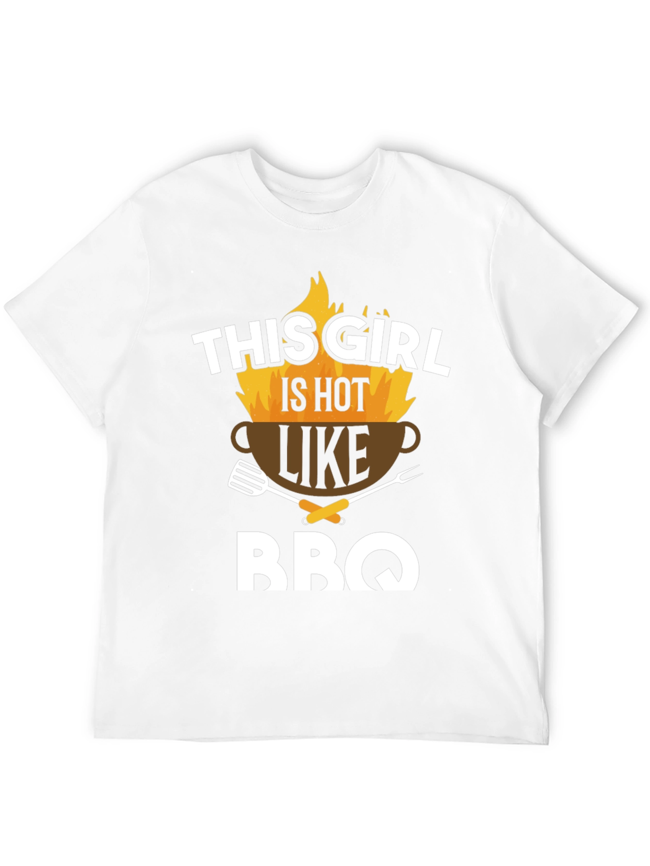 Black Hot Girl BBQ Graphic Tee view 12