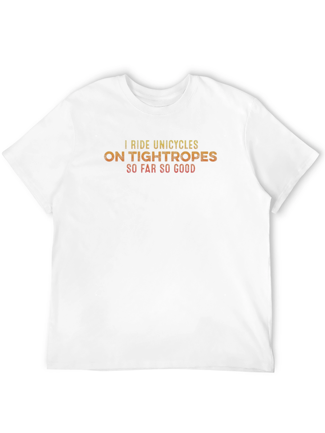 Black Unicycle Tightrope T-Shirt - So Far So Good view 12