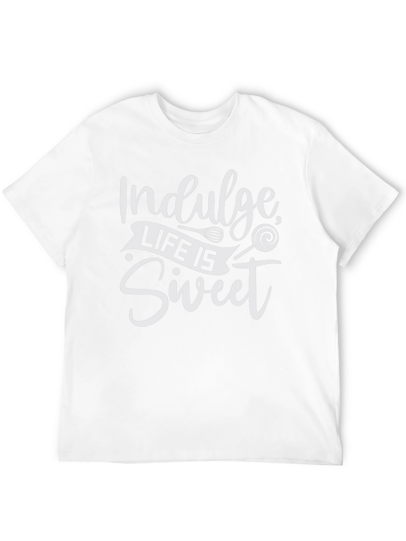 Black Indulge Life is Sweet Black T-Shirt view 12
