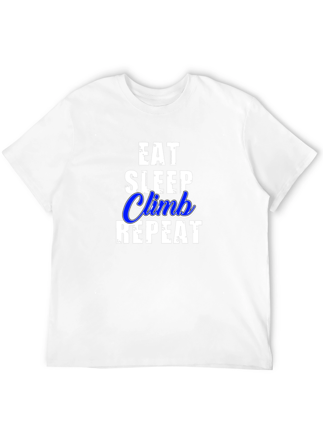 Black Eat Sleep Climb Repeat Black T-Shirt view 12