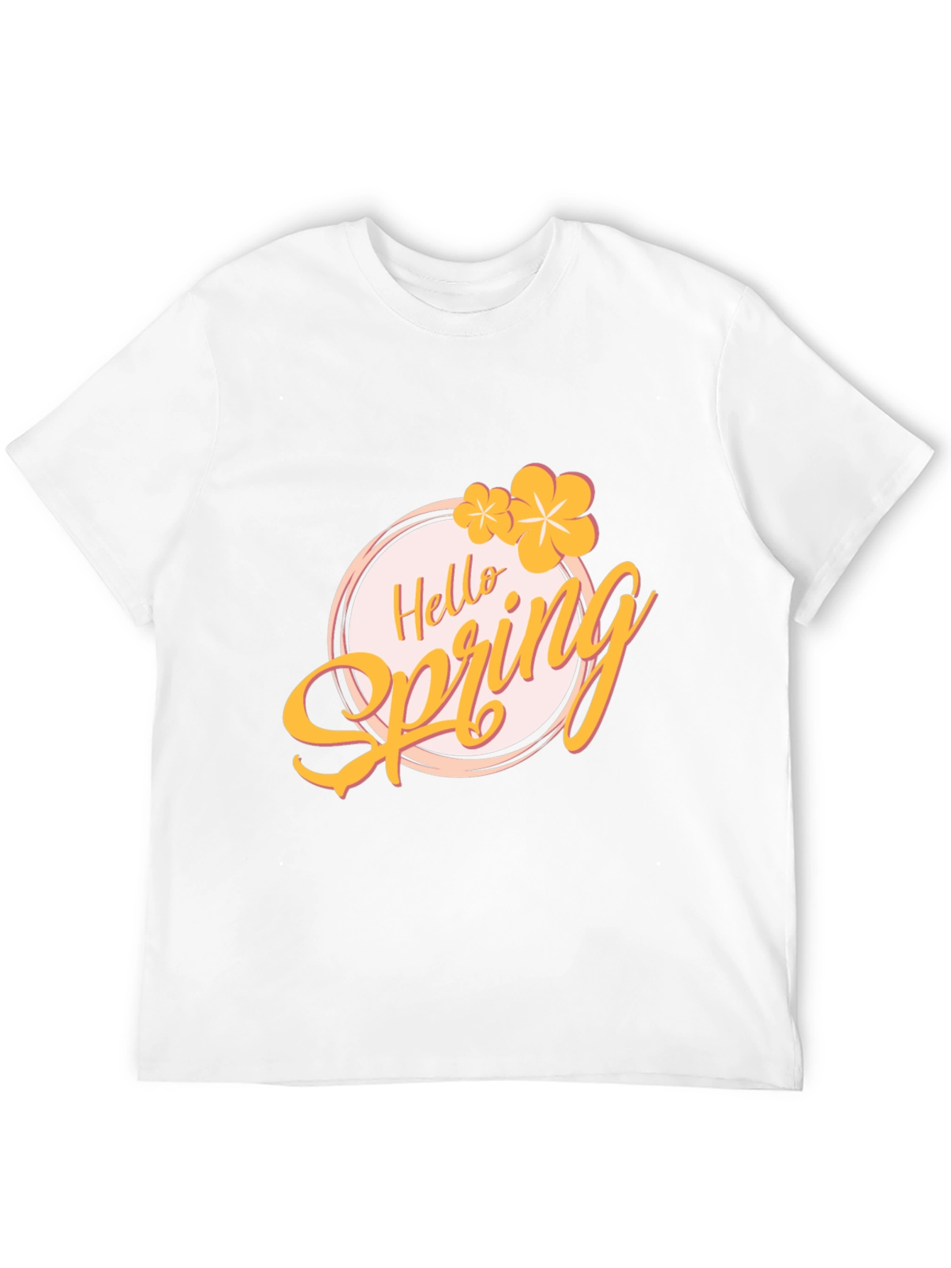 Black Hello Spring Graphic Tee view 12