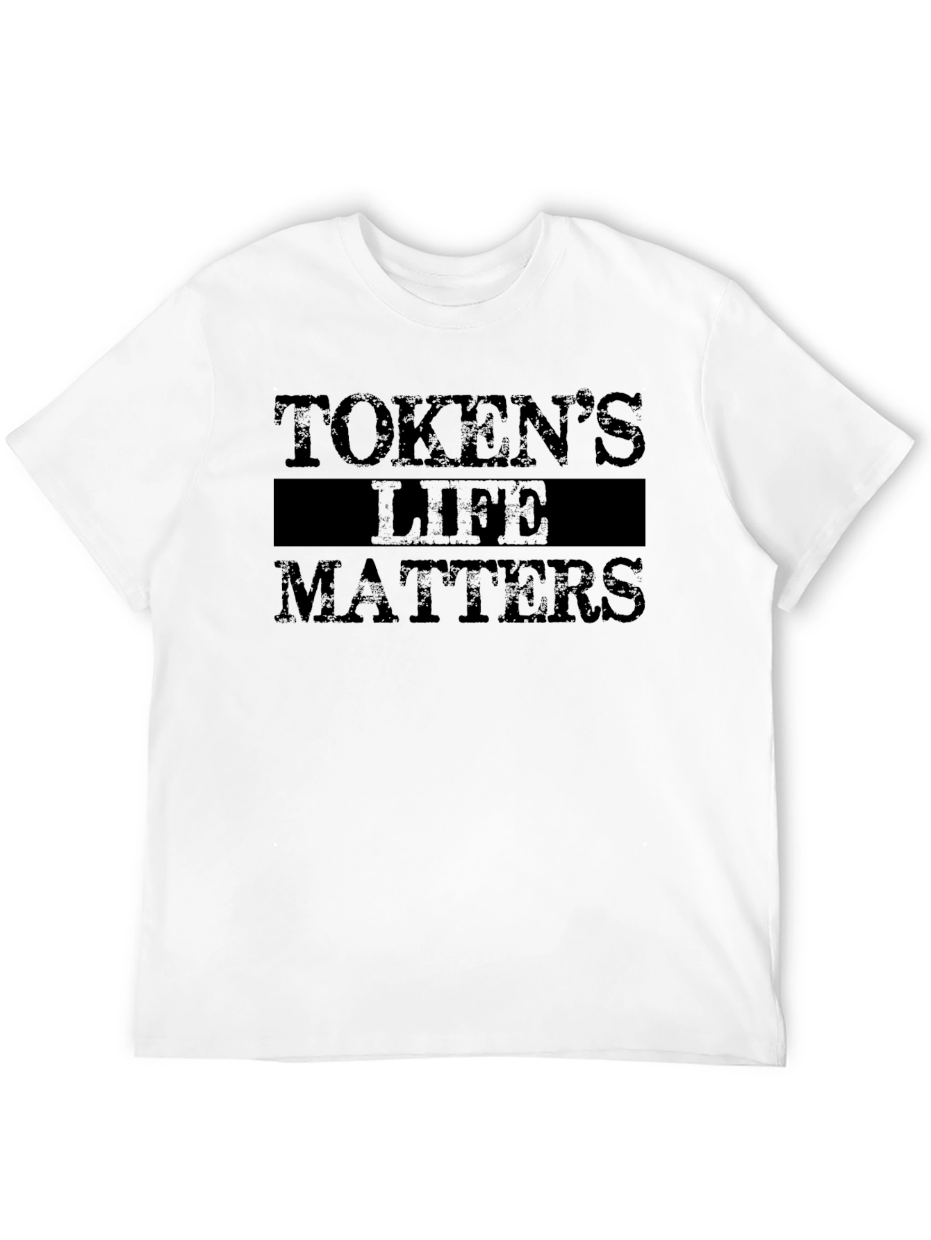 Black Token's Life Matters Black Graphic Tee view 12