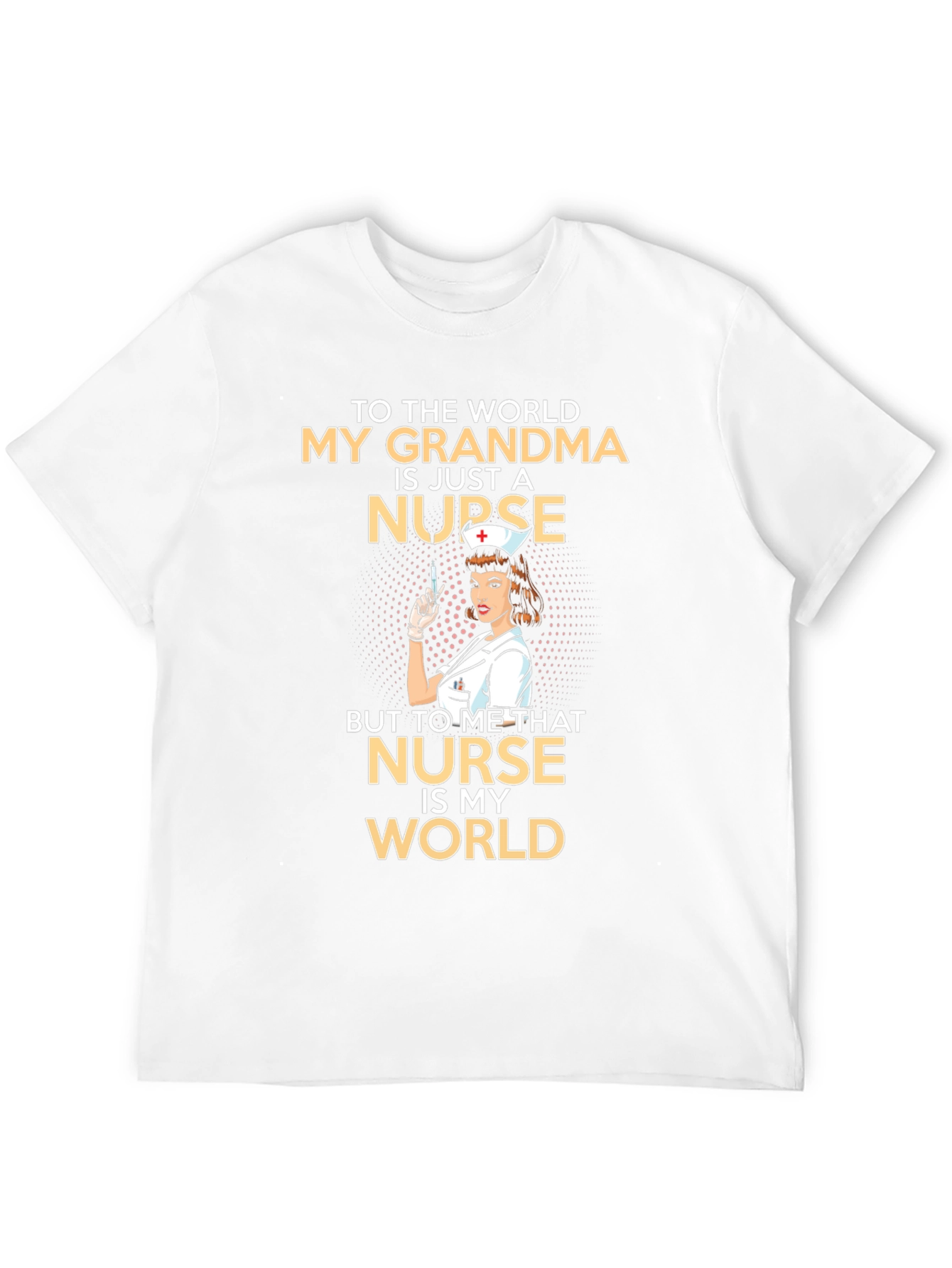 Black My Grandma is a Nurse T-Shirt view 12